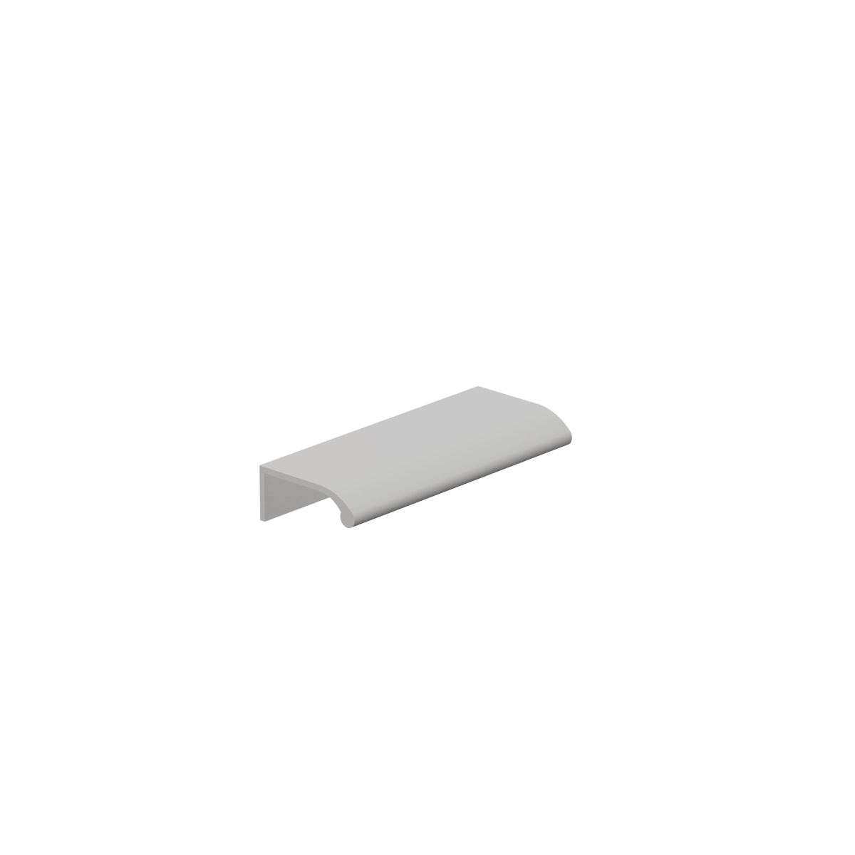 Plumbline Buddy 100mm Edge Pull Handle - Matt White