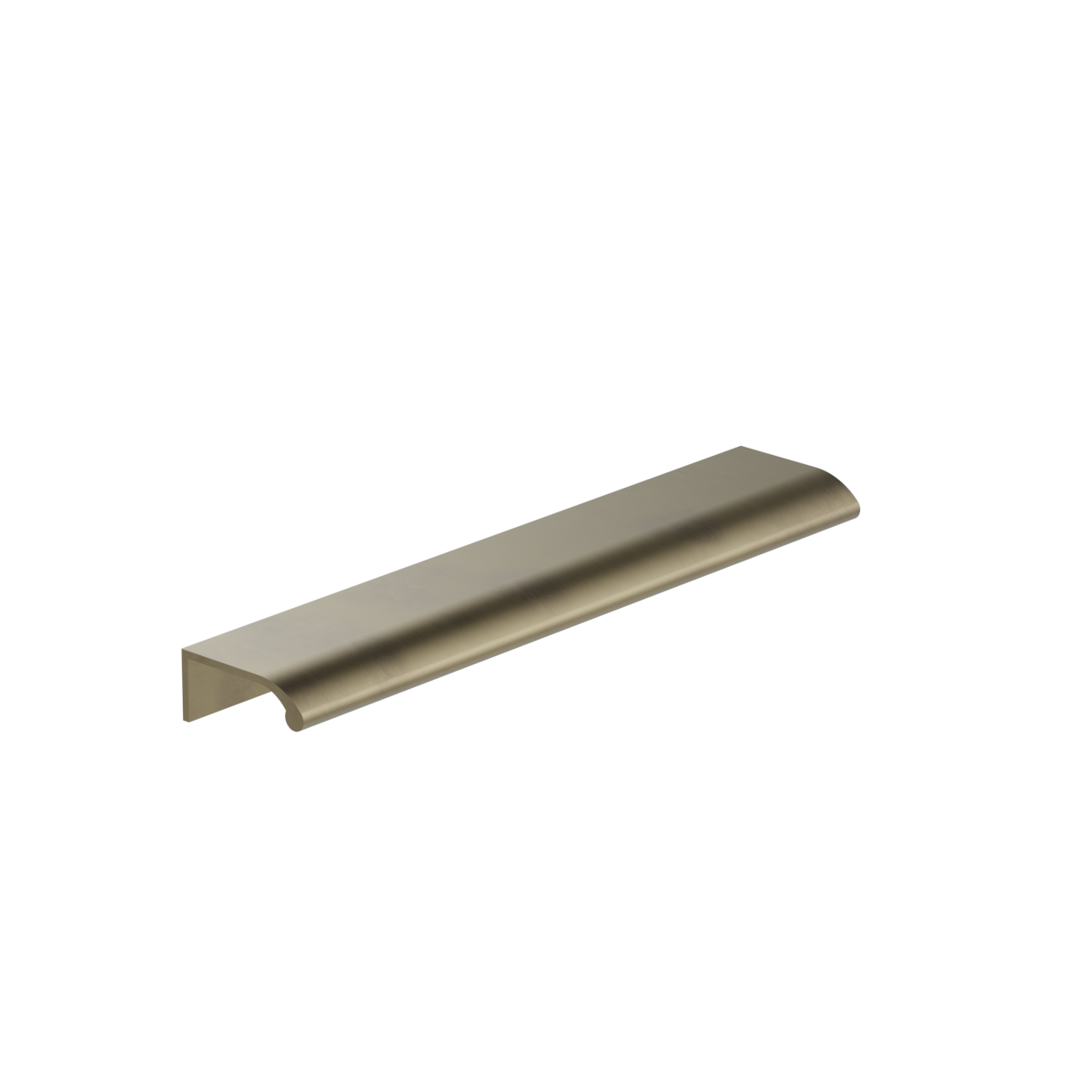 Plumbline Buddy 200mm Edge Pull Handle - Brushed Brass Organic