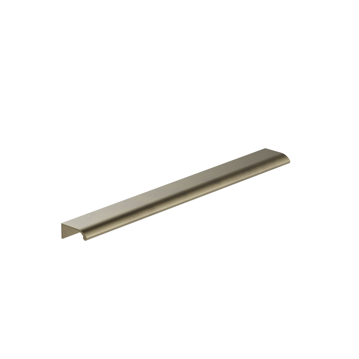 Plumbline Buddy 500mm Edge Pull Handle - Brushed Brass Organic