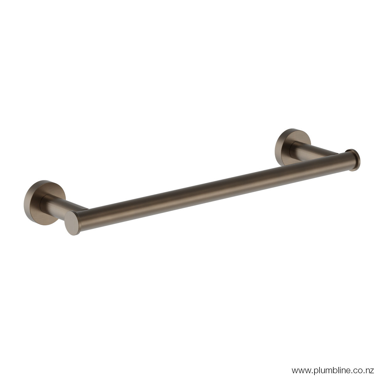 Plumbline Buddy Towel Rail 300mm - Aged Brass Organic