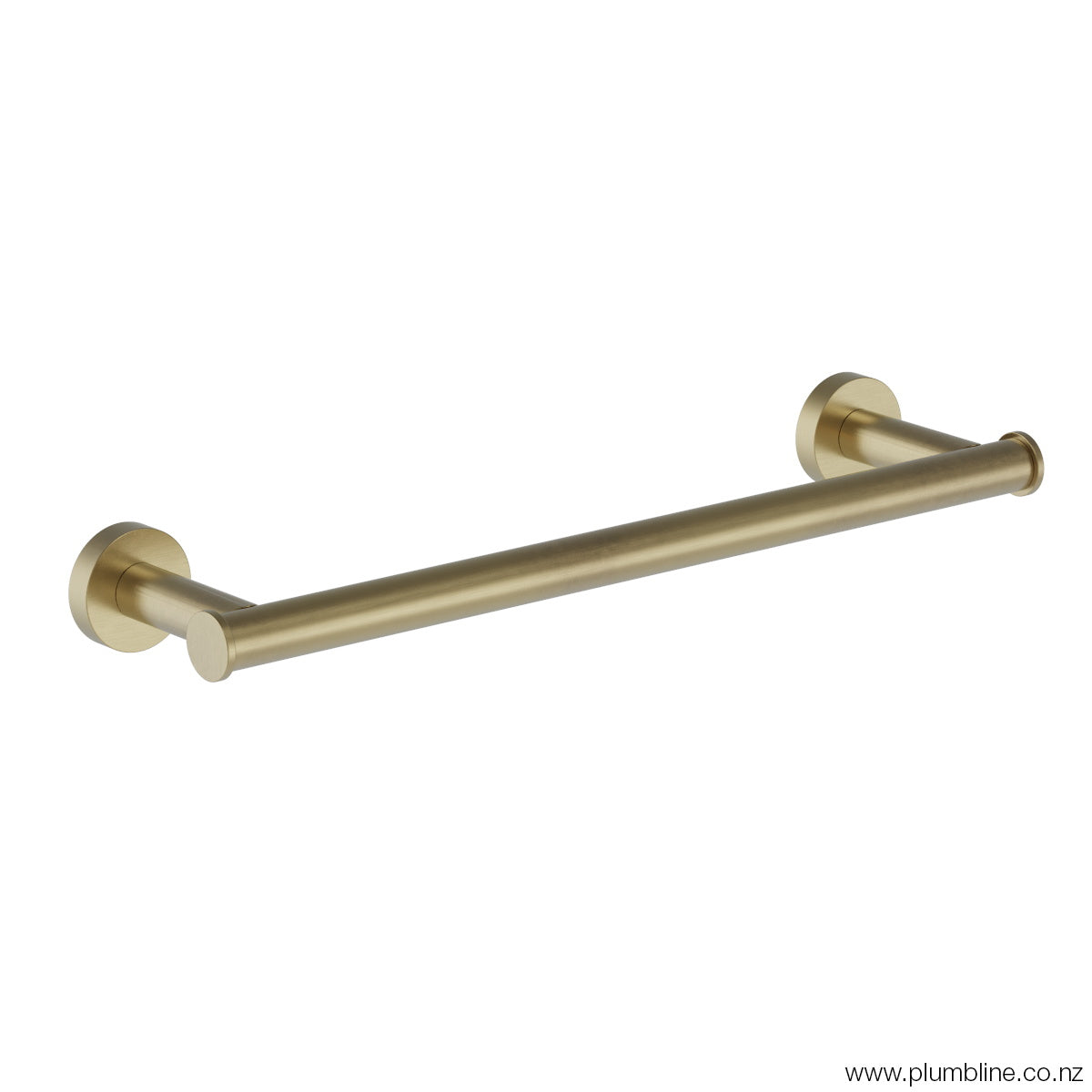 Plumbline Buddy Towel Rail 300mm - Brushed Brass Organic