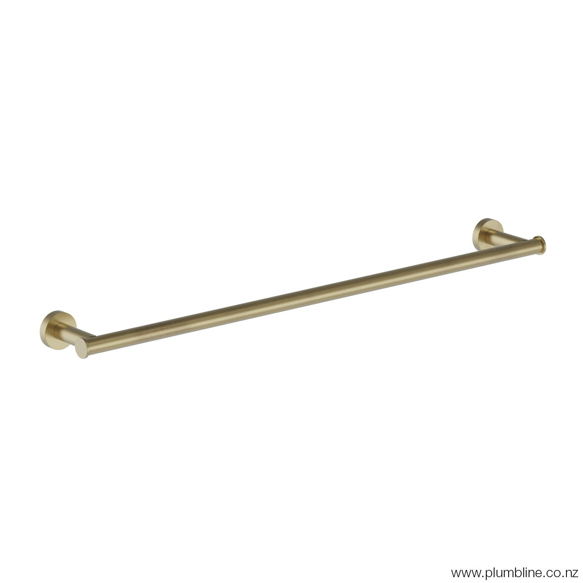 Plumbline Buddy Towel Rail 600mm - Brushed Brass Organic
