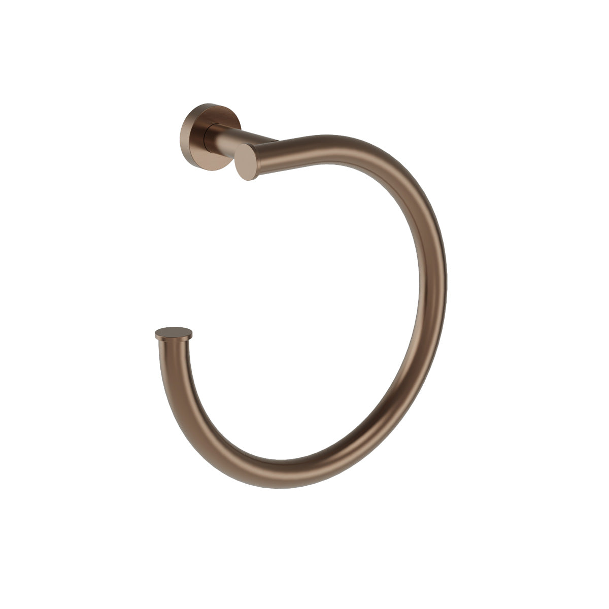 Plumbline Buddy Towel Ring - Brushed Bronze PVD