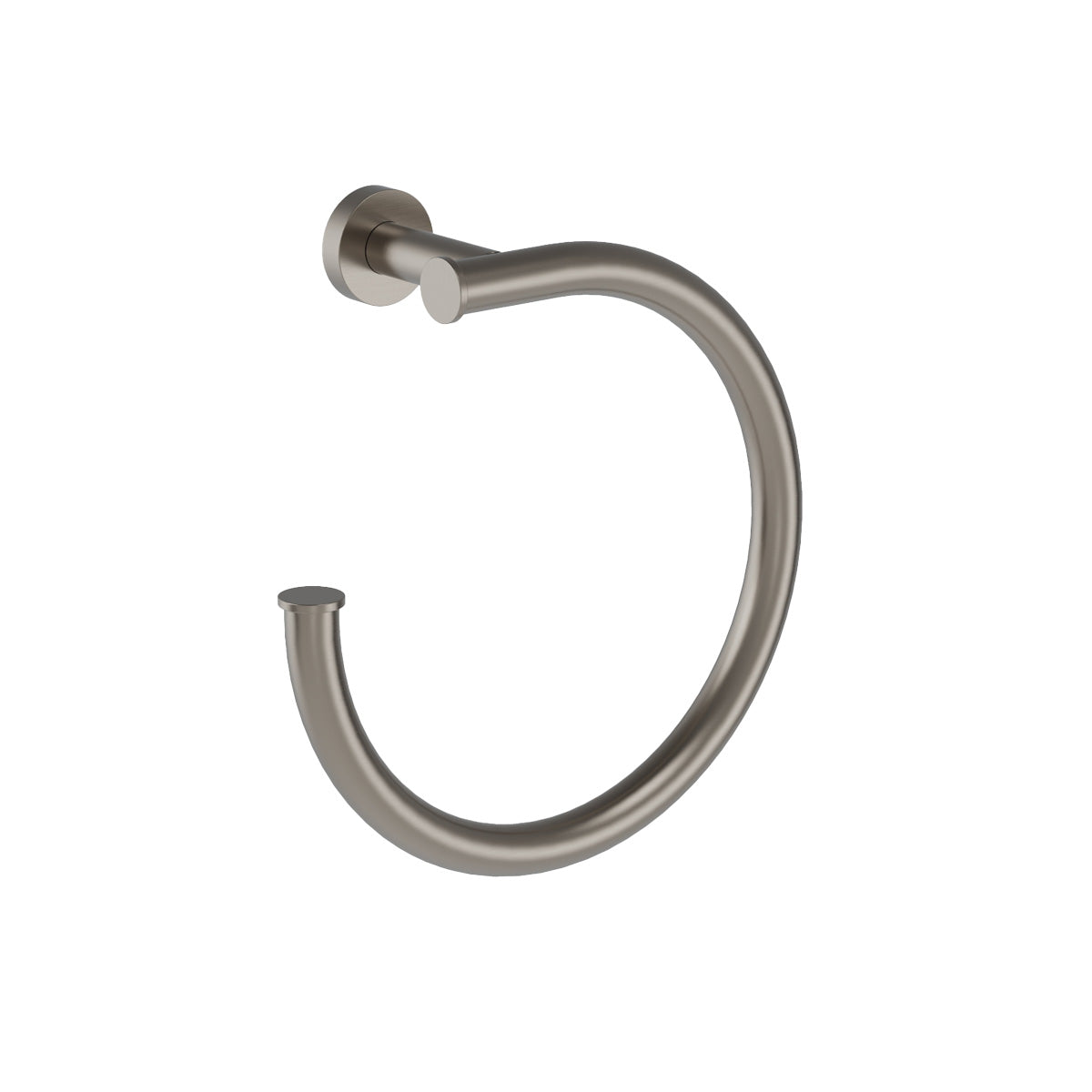 Plumbline Buddy Towel Ring - Brushed Nickel