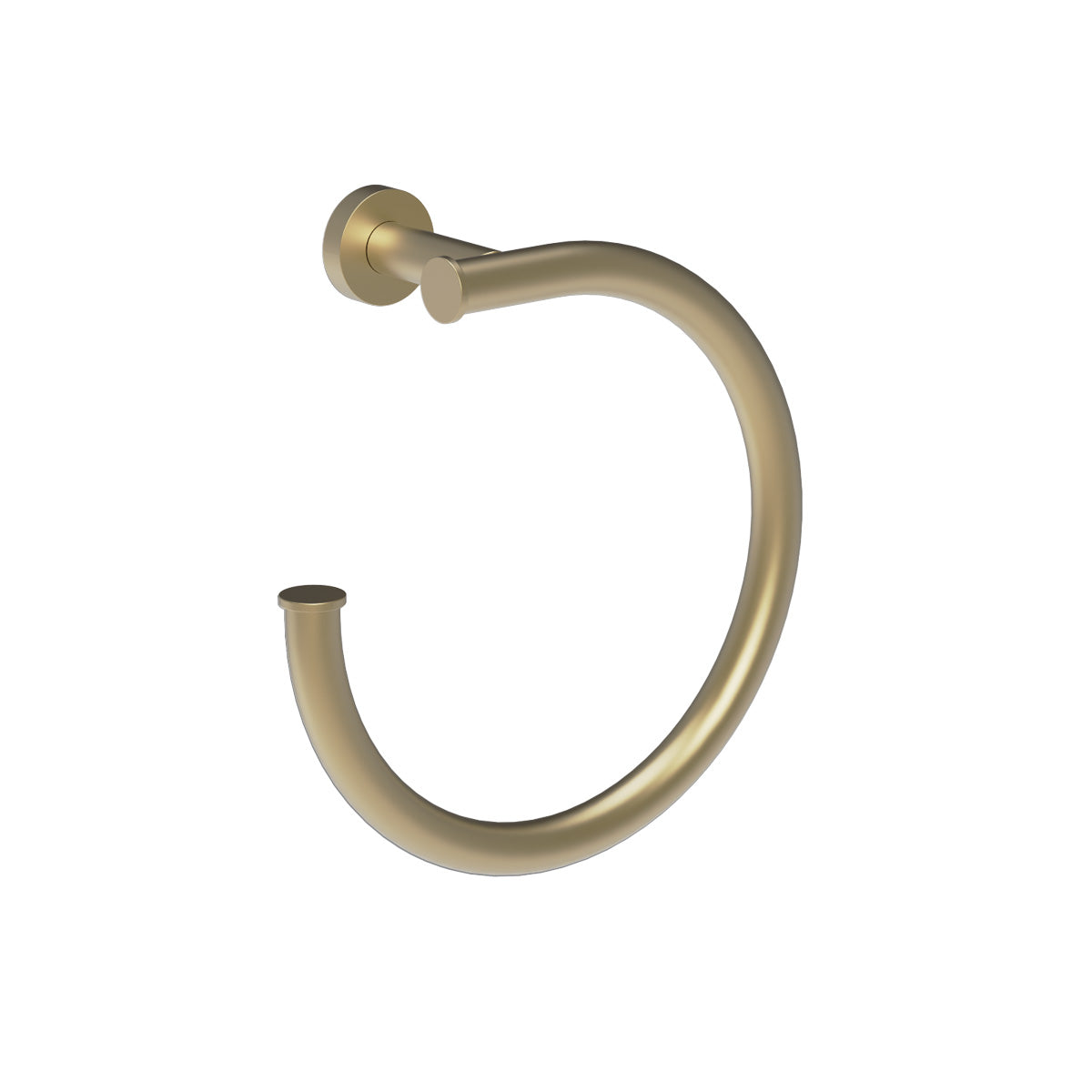 Plumbline Buddy Towel Ring - Matt Champagne PVD