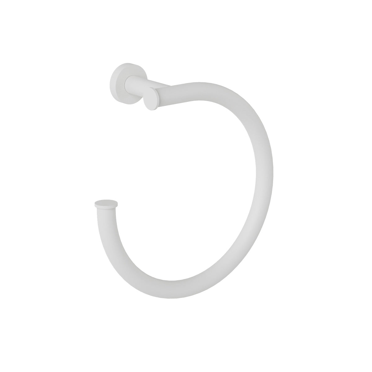 Plumbline Buddy Towel Ring - Matt White
