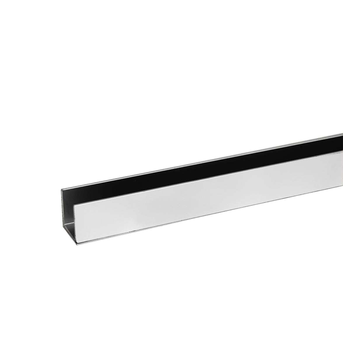 Plumbline Buddy 18 x 18mm Shower Glass Channel - Chrome