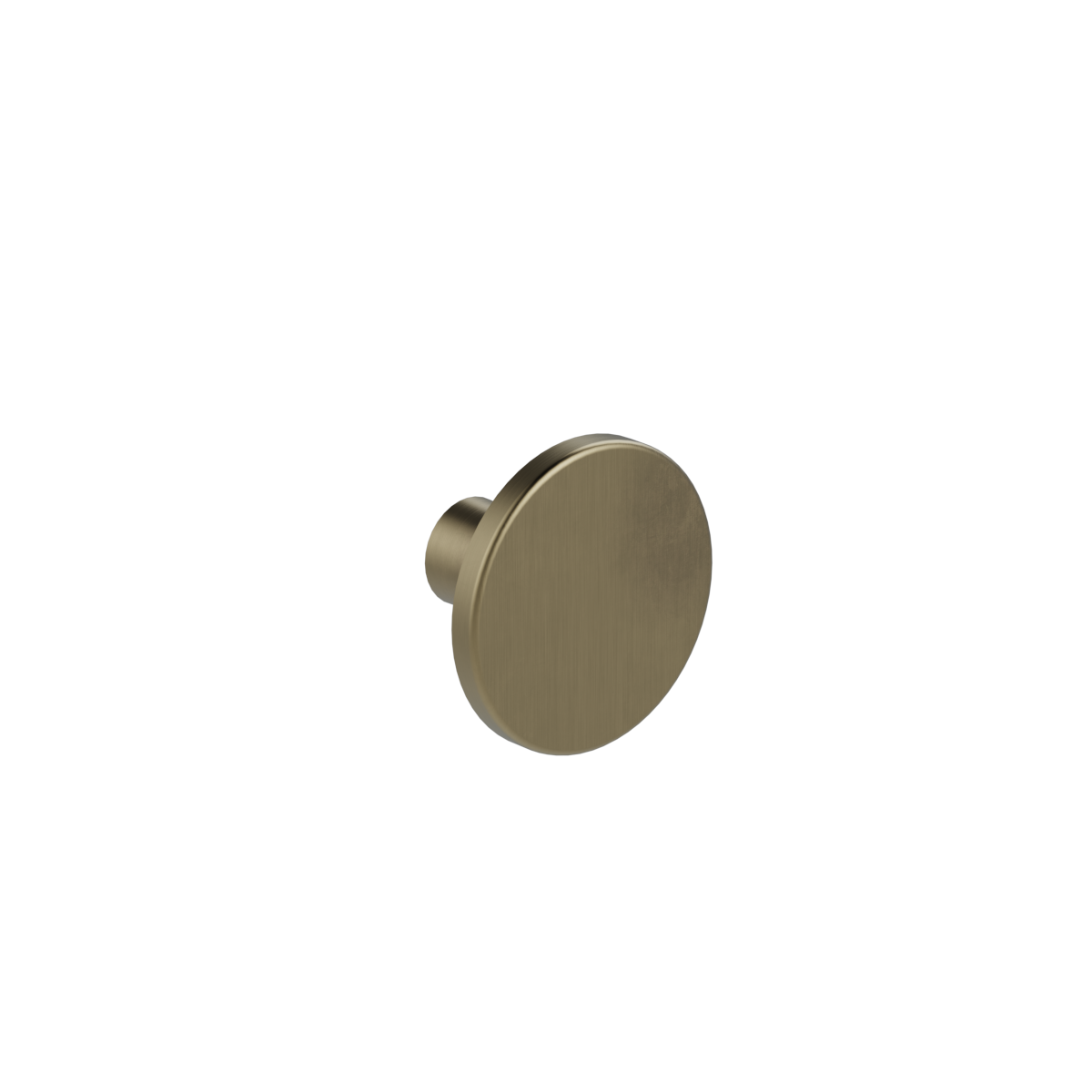 Plumbline Buddy 40mm Knob - Brushed Brass Organic