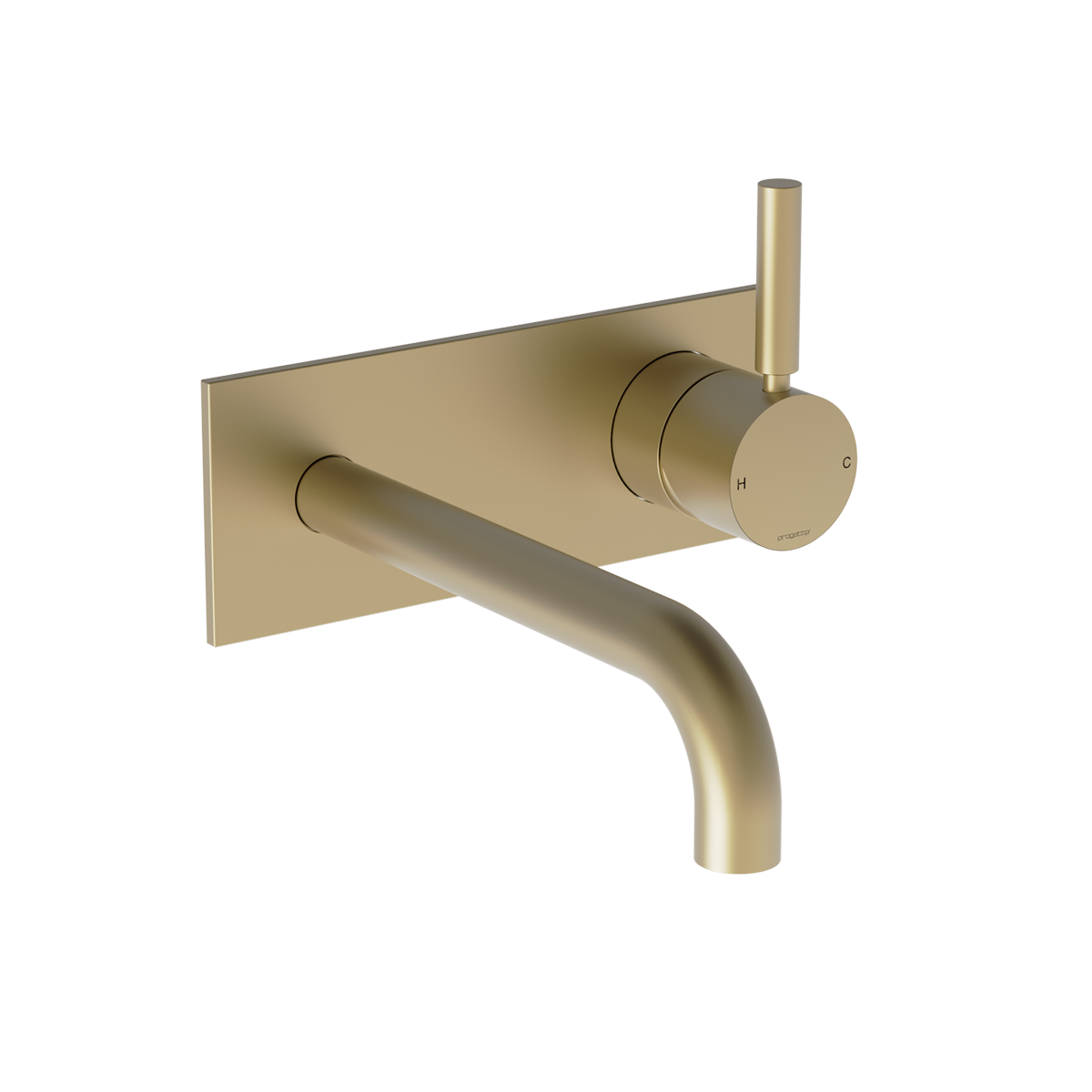 Plumbline Buddy Pro Wall Mount Mixer With Backplate