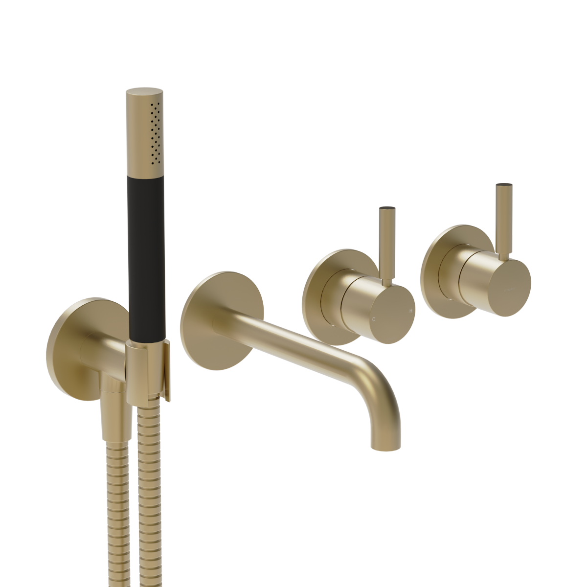 Plumbline Buddy Pro Wall Mount Bath/Shower Set