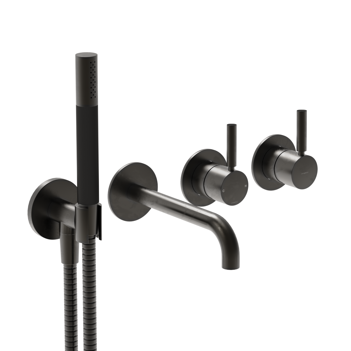 Plumbline Buddy Pro Wall Mount Bath/Shower Set