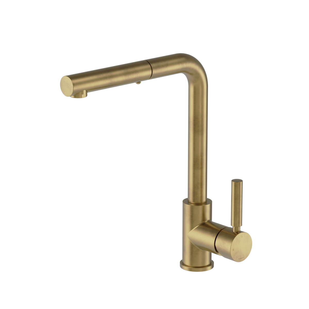 Plumbline Buddy Pro Kitchen Mixer Straight Spout With Pull Out Spray