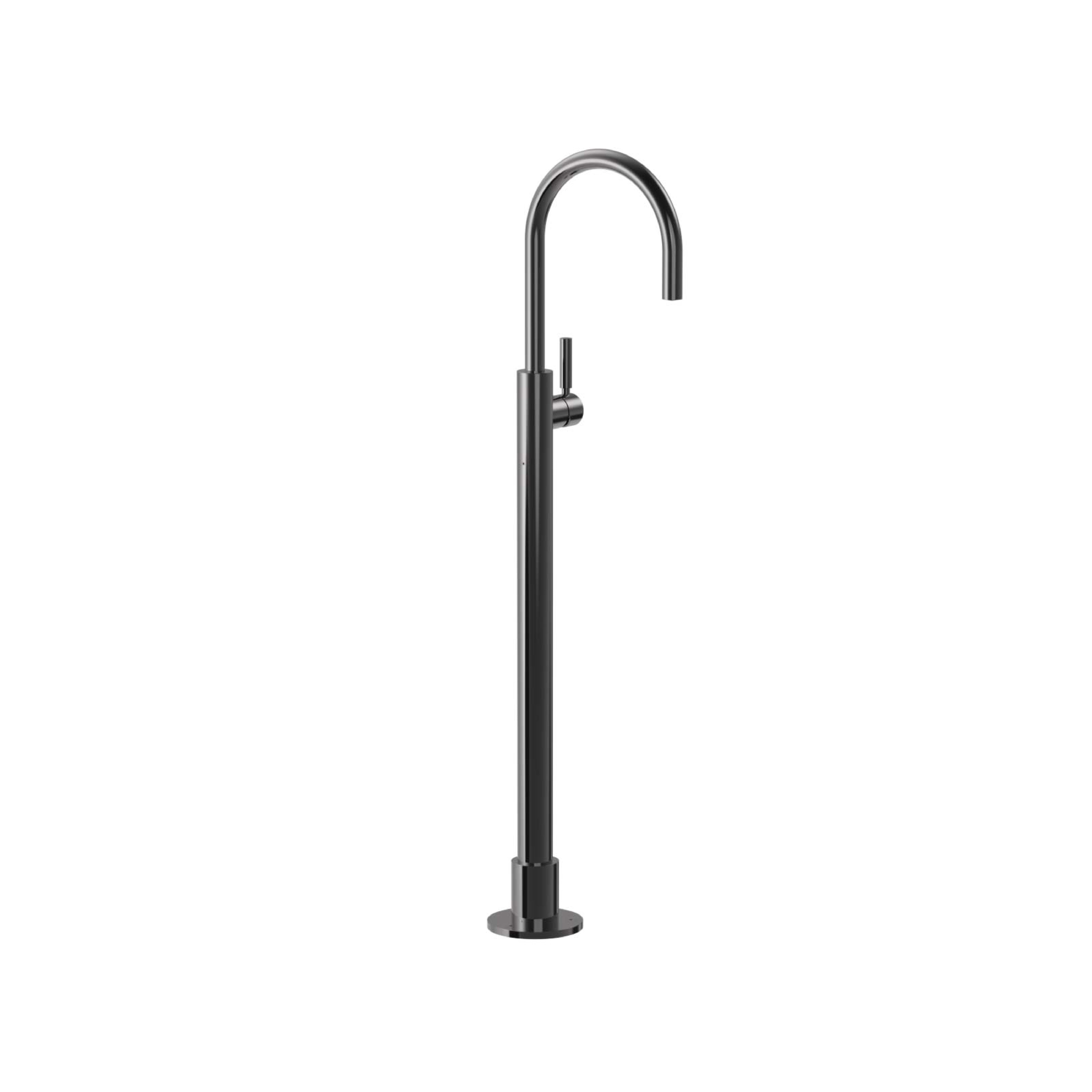 Plumbline Buddy Pro Round Floor Mount Bath Filler No Handshower