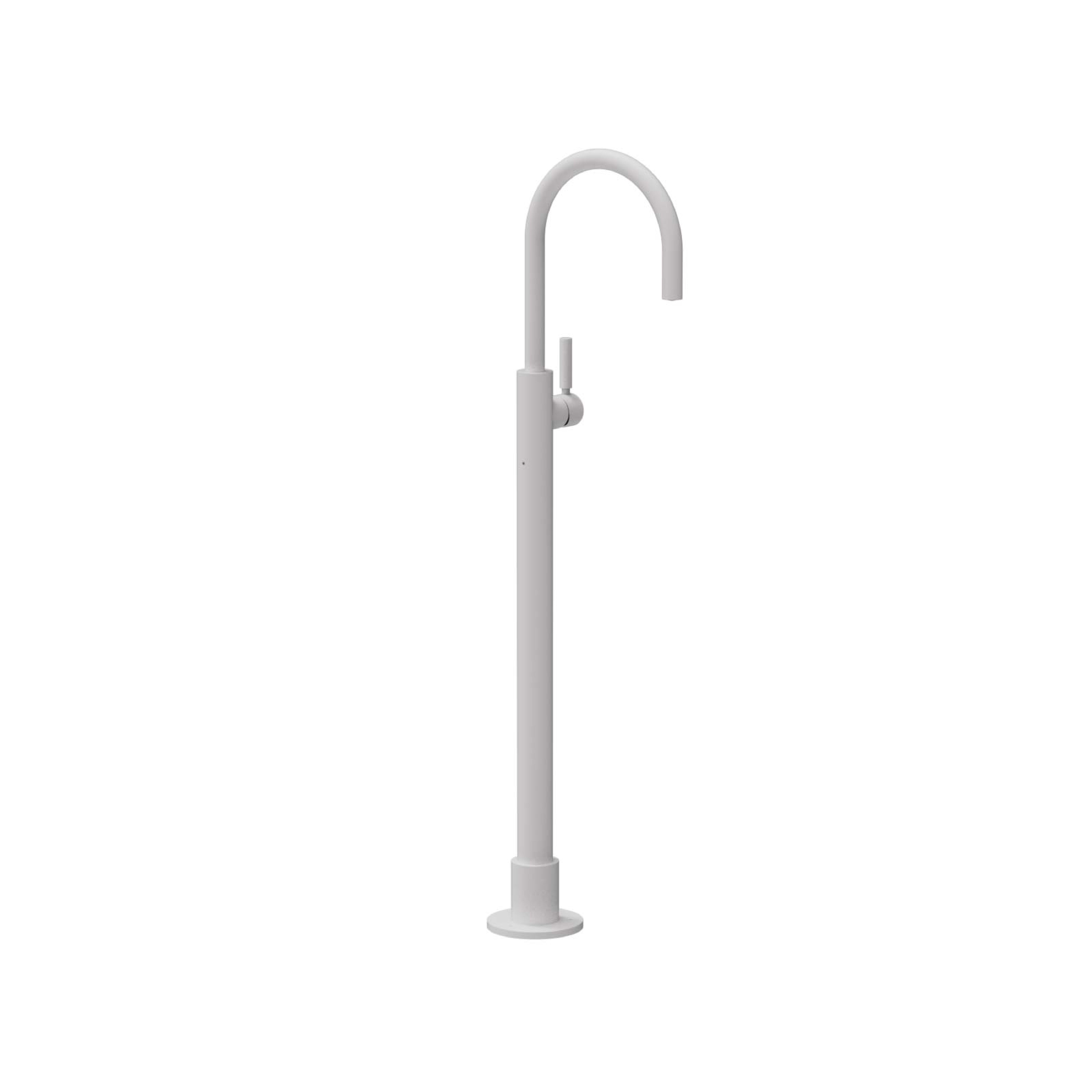 Plumbline Buddy Pro Round Floor Mount Bath Filler No Handshower