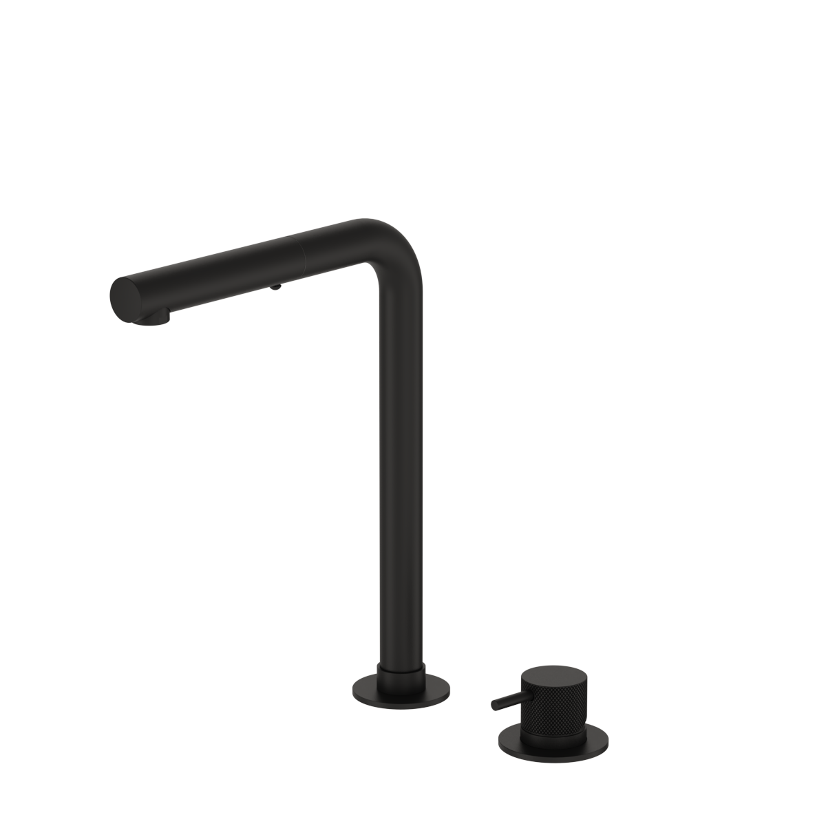 Plumbline Buddy Pro X 2 Hole Kitchen Mixer Straight Spout With Pull Out Spray