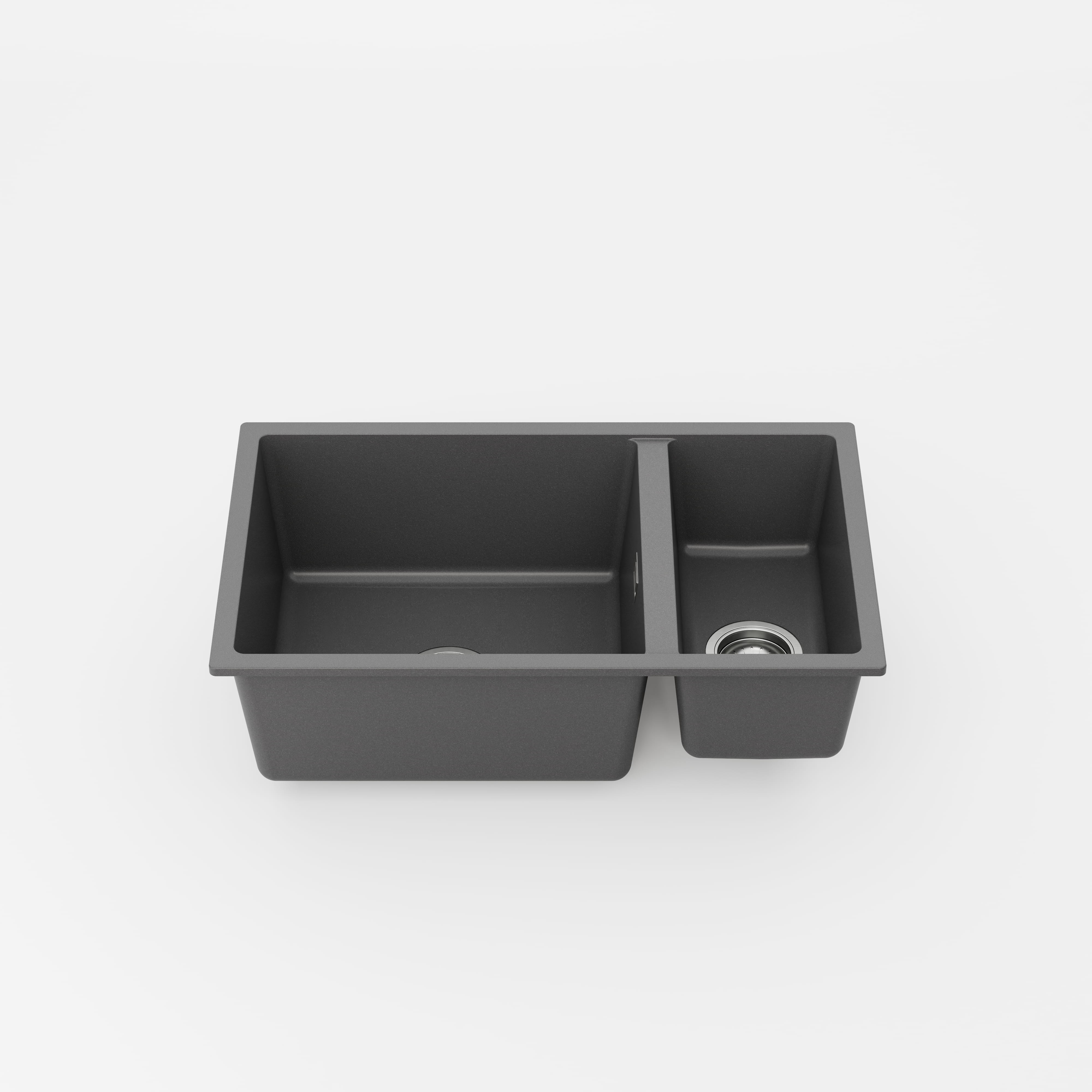 Code Interiors Aura 650 (450+200) Double Bowl Granite Sink
