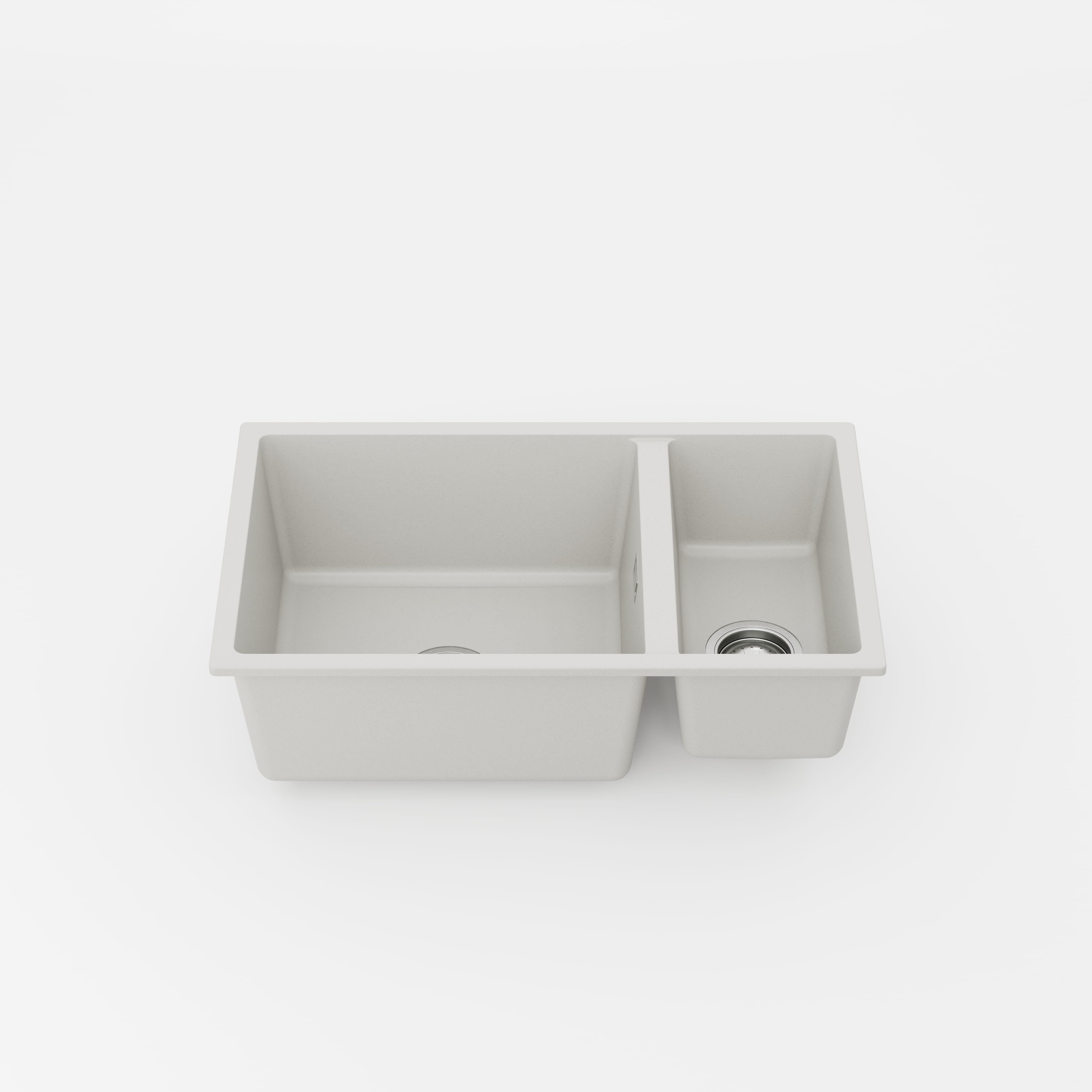 Code Interiors Aura 650 (450+200) Double Bowl Granite Sink