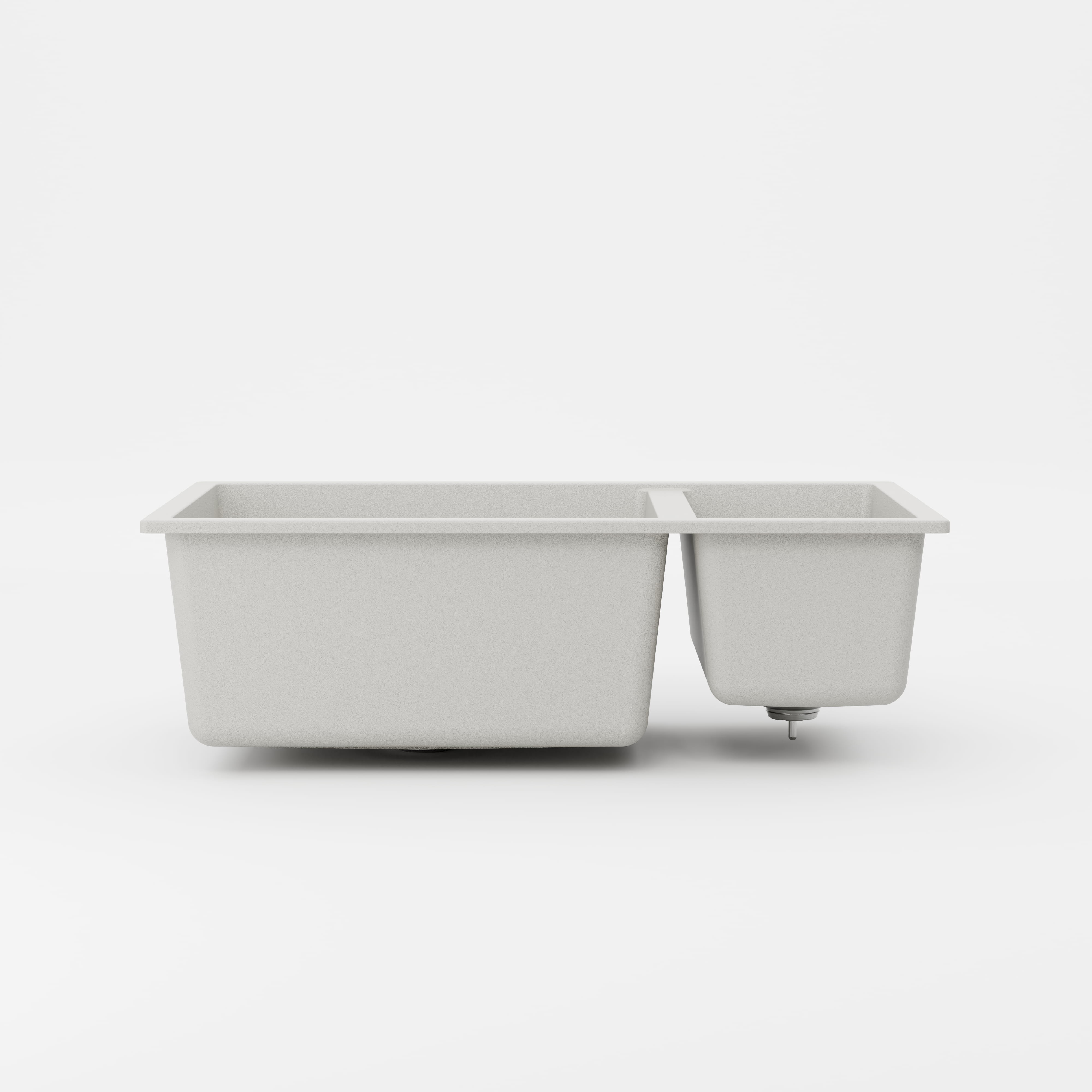 Code Interiors Aura 650 (450+200) Double Bowl Granite Sink