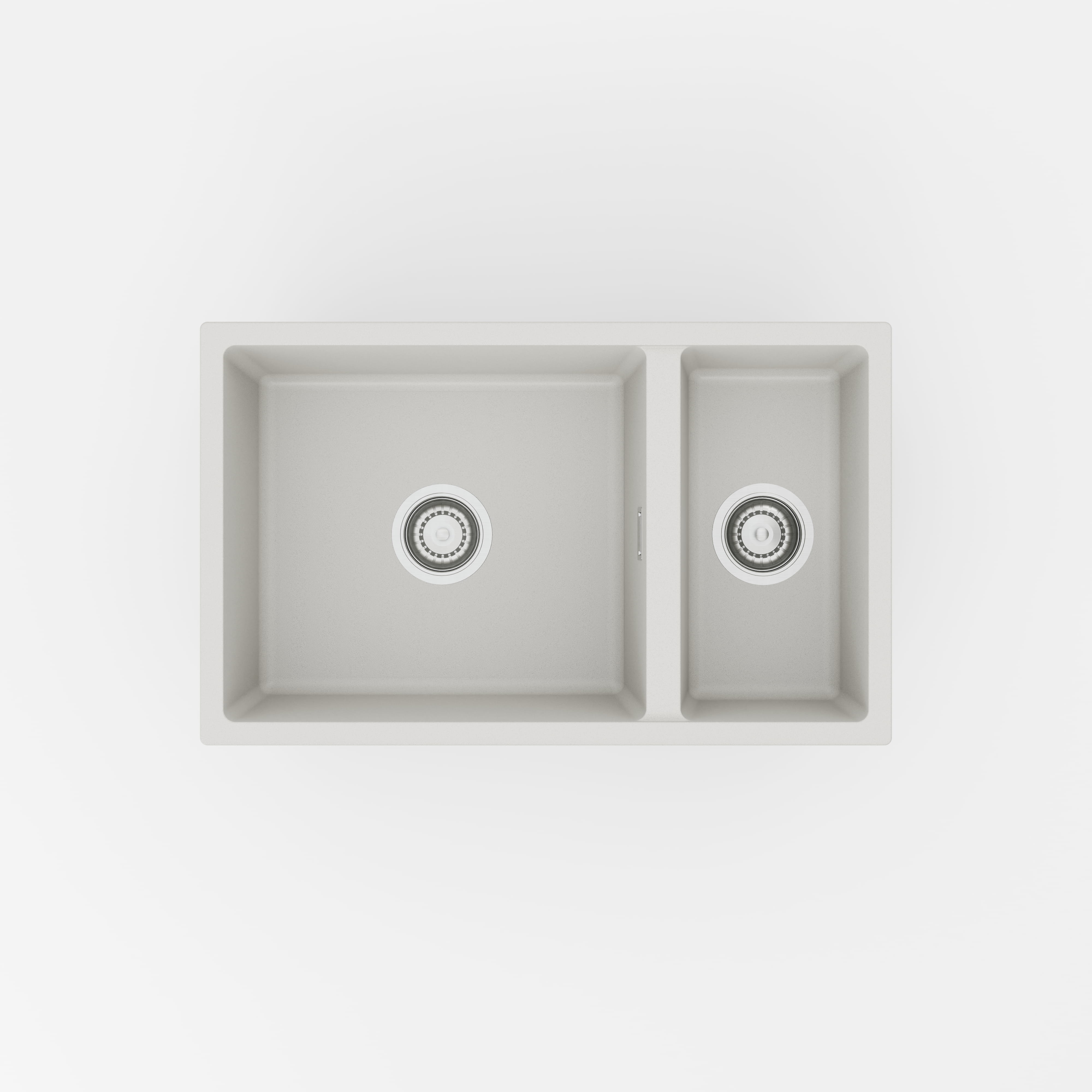 Code Interiors Aura 650 (450+200) Double Bowl Granite Sink