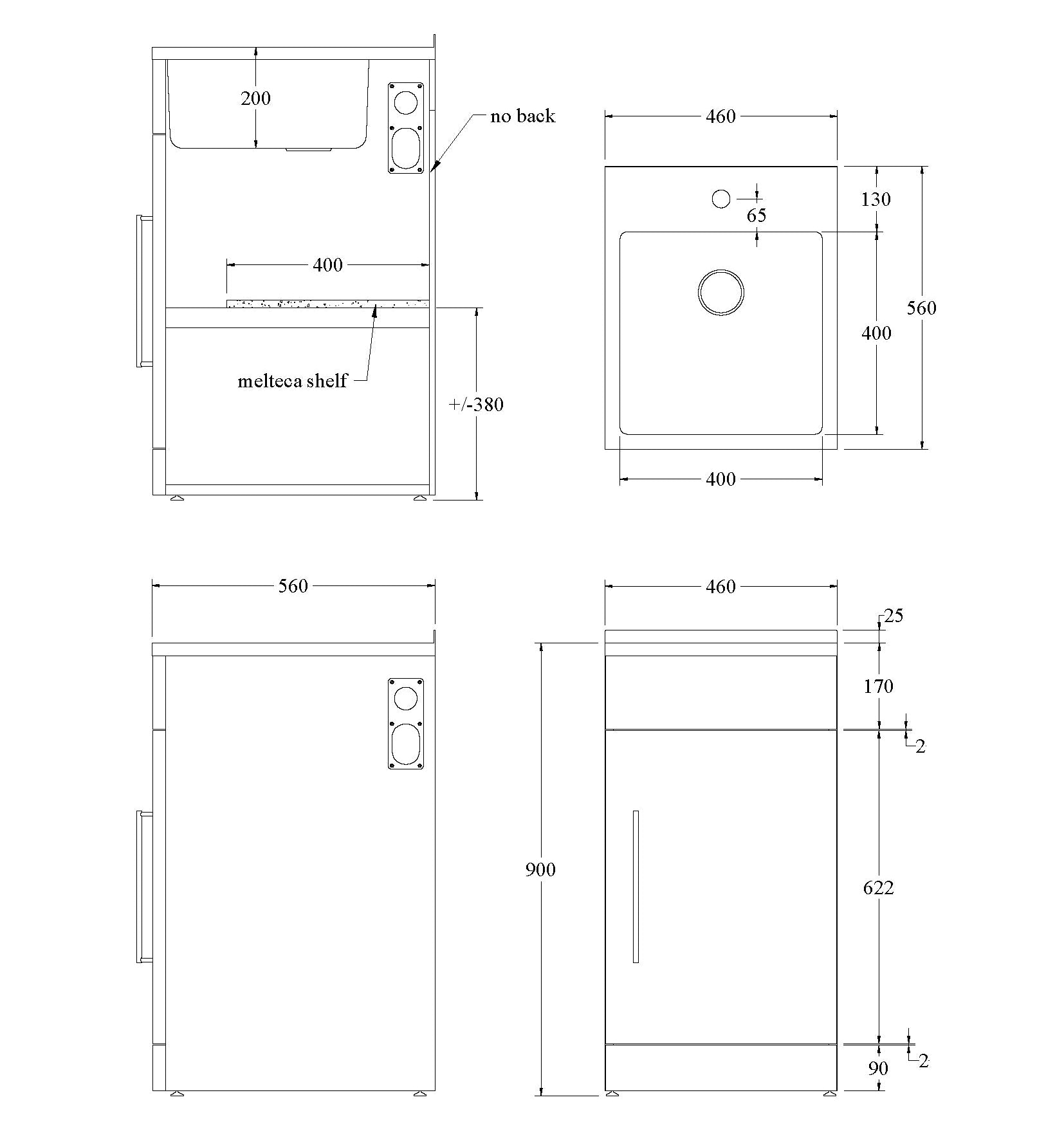 Laundry-tub-460-line-drawing
