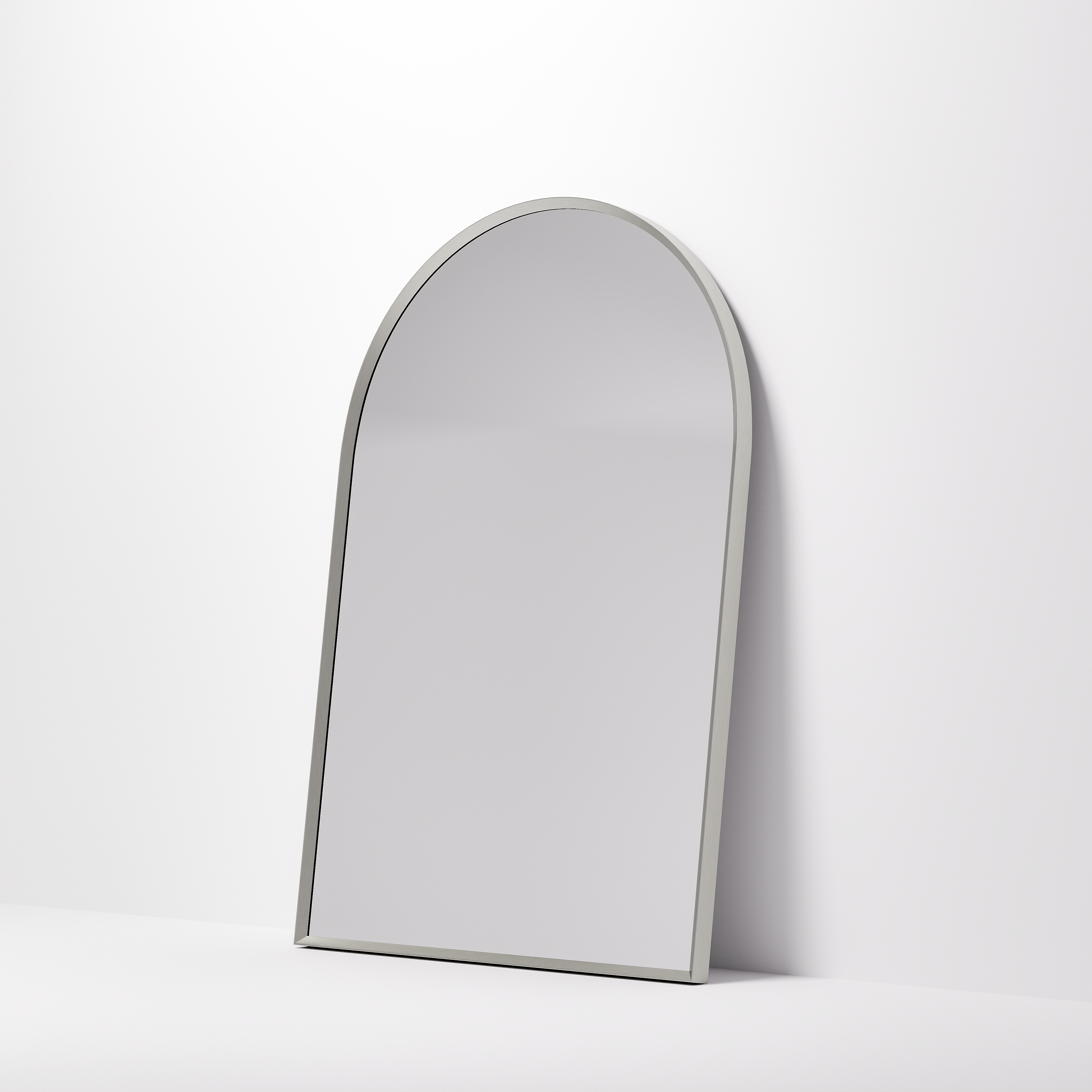 code-aspect-600-arch-framed-mirror-brushed-nickel