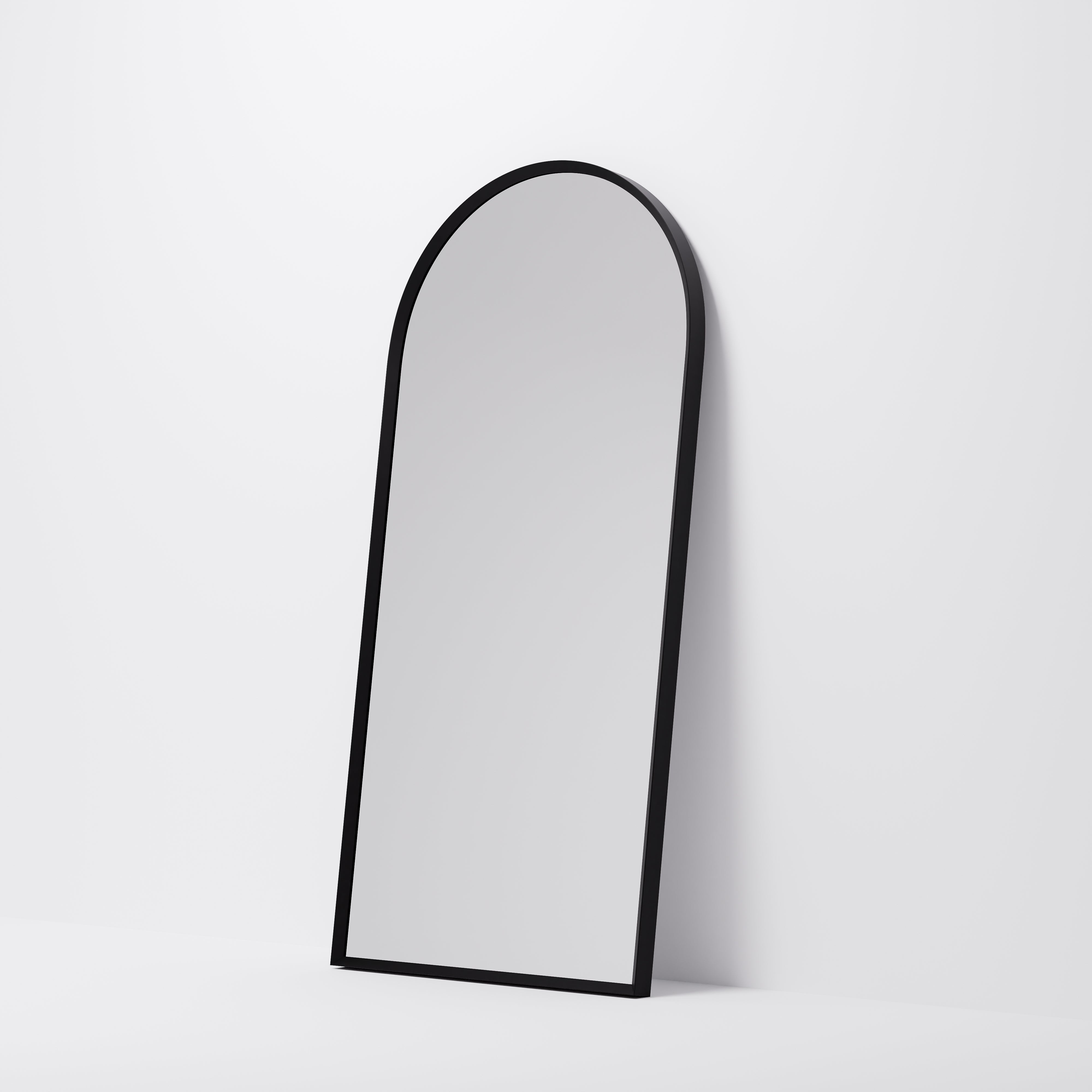 aspect-500-arch-framed-mirror-range-matte-black