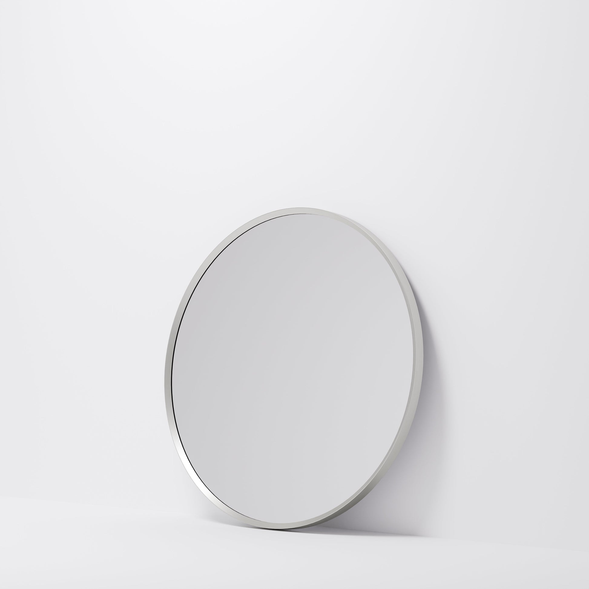 Aspect-700-Round-Framed-Mirror-Brushed-Nickel