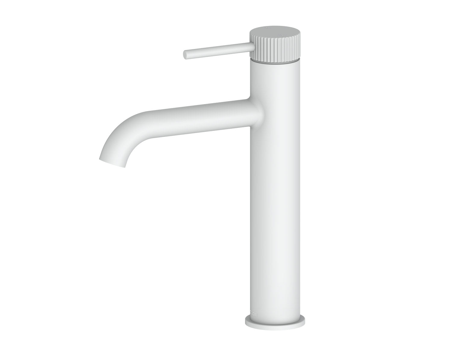 code-nature-lineare-mid-basin-mixer-with-textured-handle-matte -white