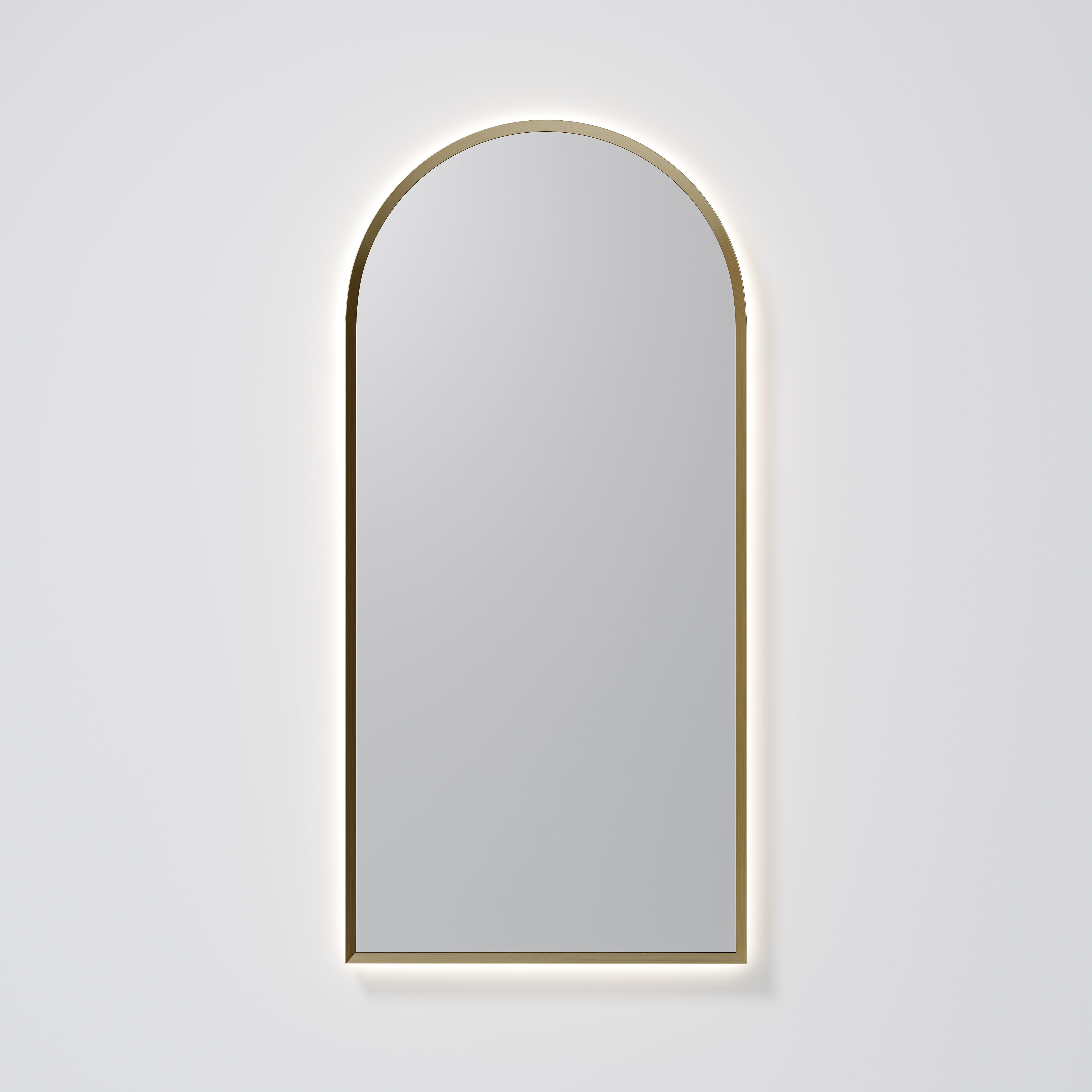 aura-framed-arch-led-mirror-in-brushed-brass