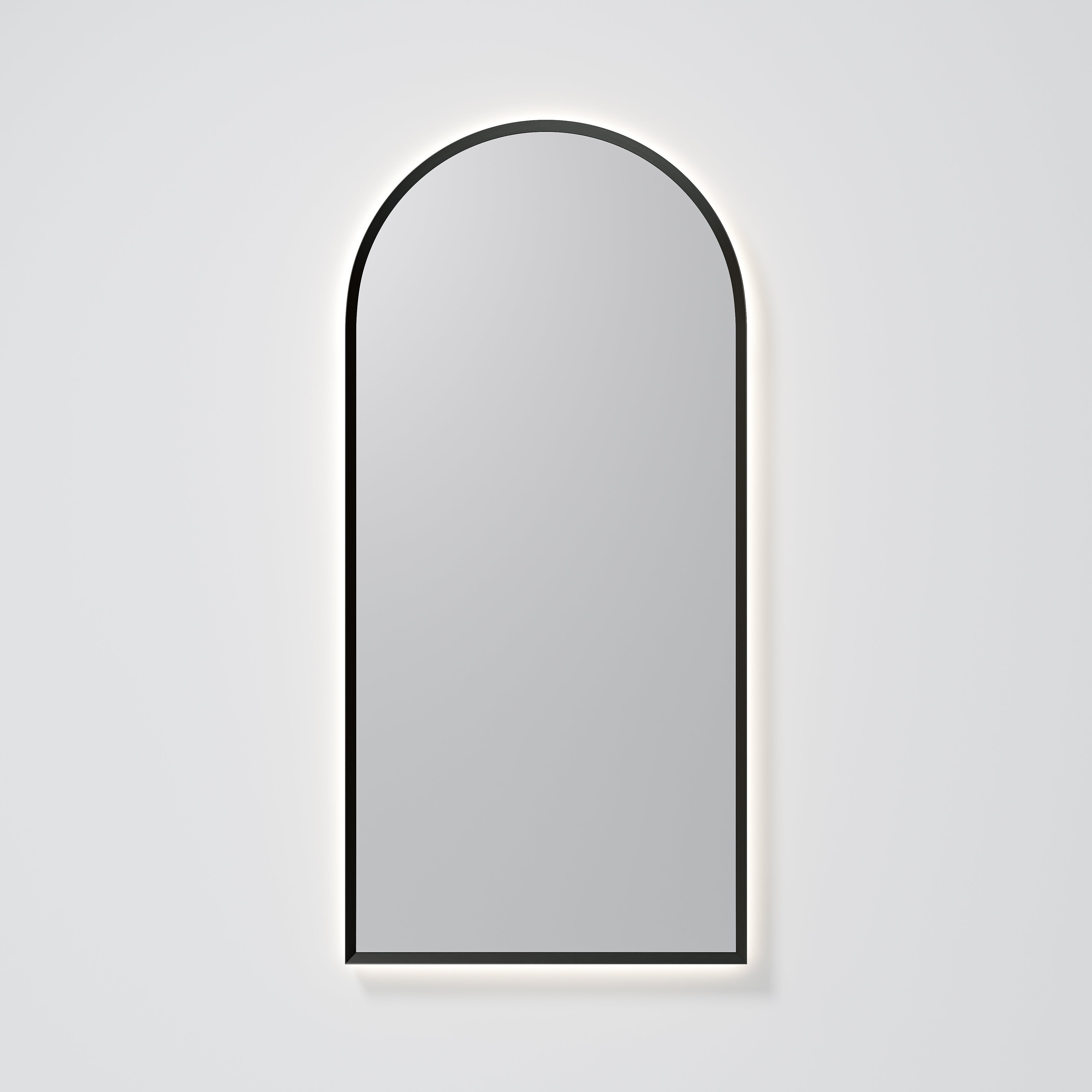aura-framed-arch-led-mirror-in-gunmetal