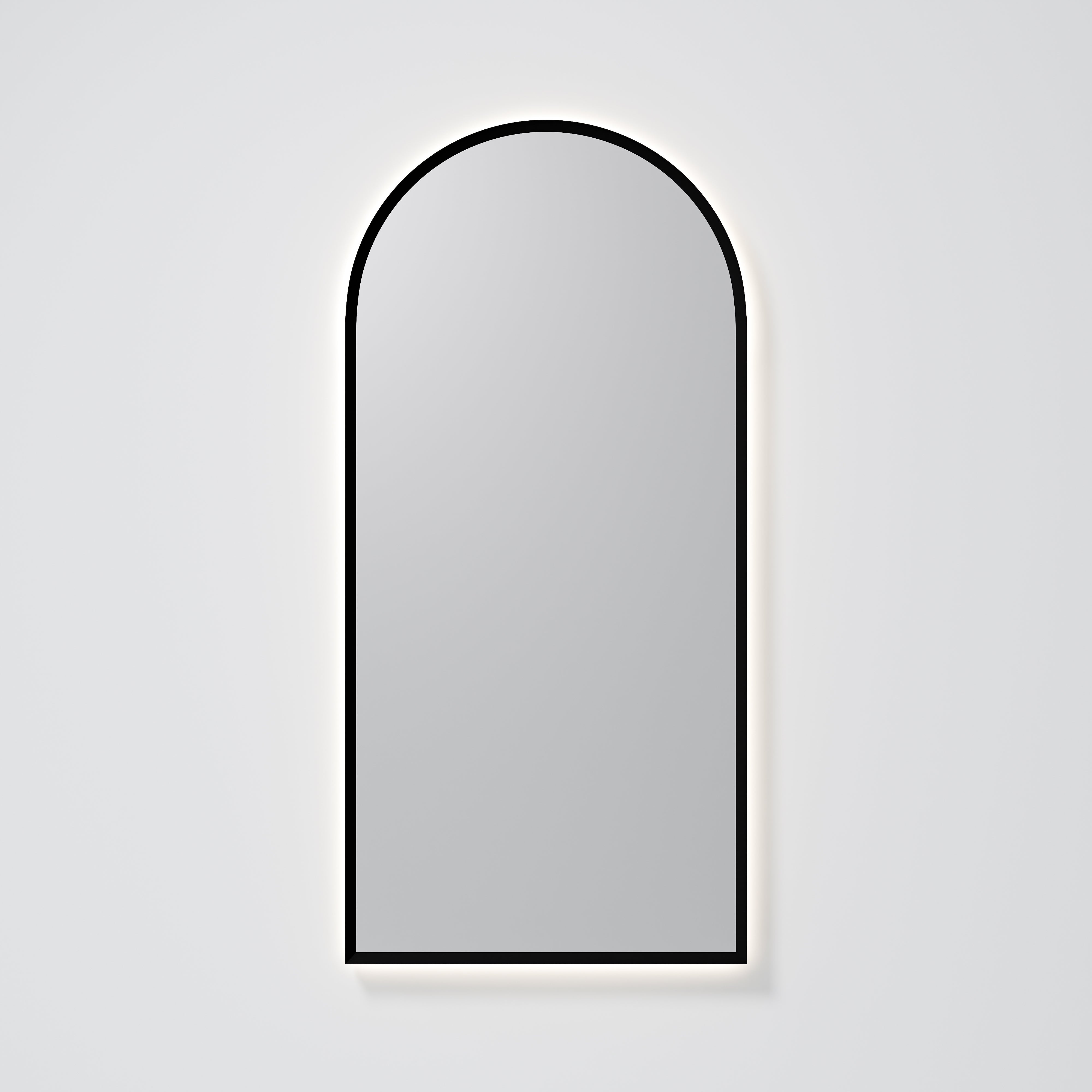aura-framed-arch-led-mirror-in-matte-black