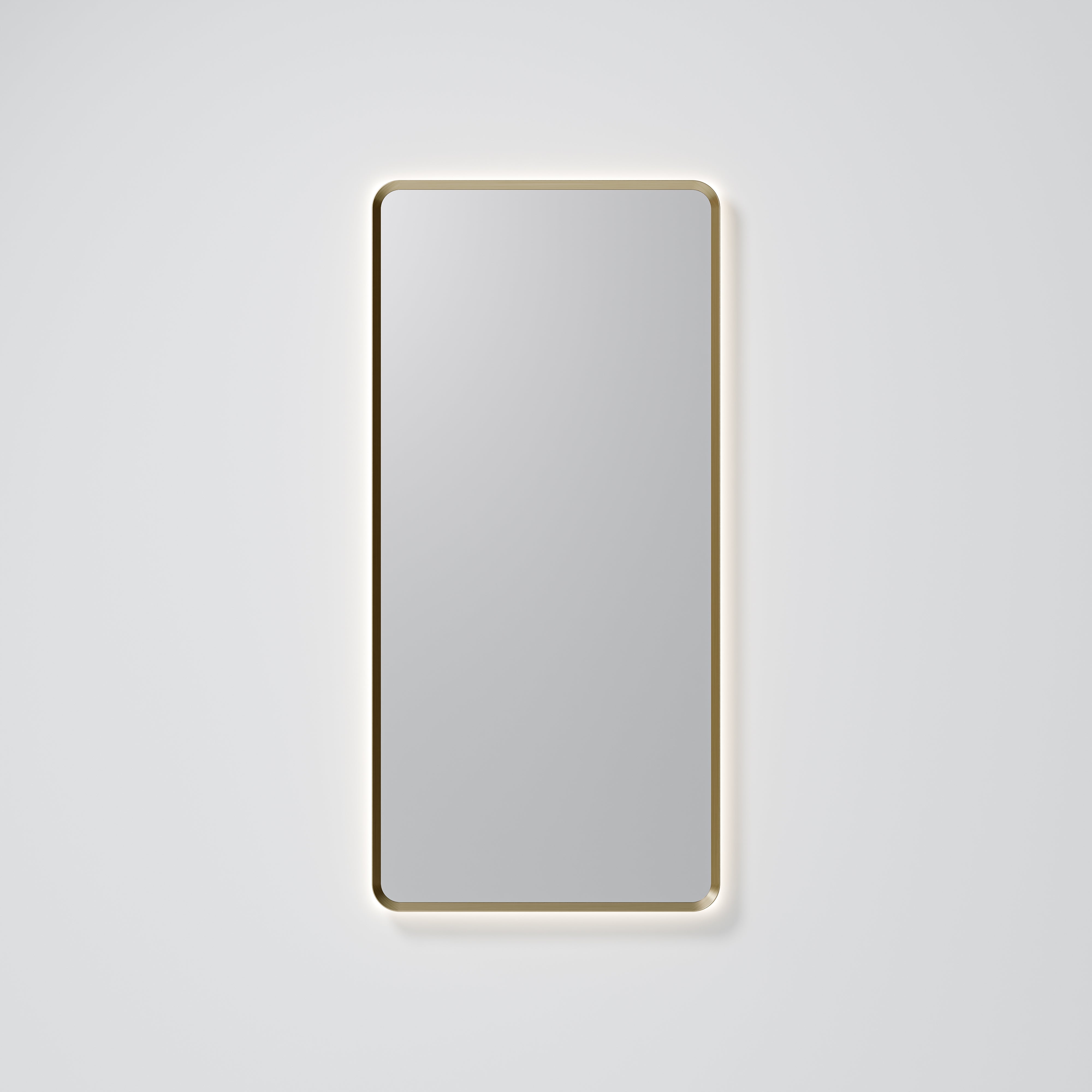 aura-framed-led-mirror-in-brushed-brass