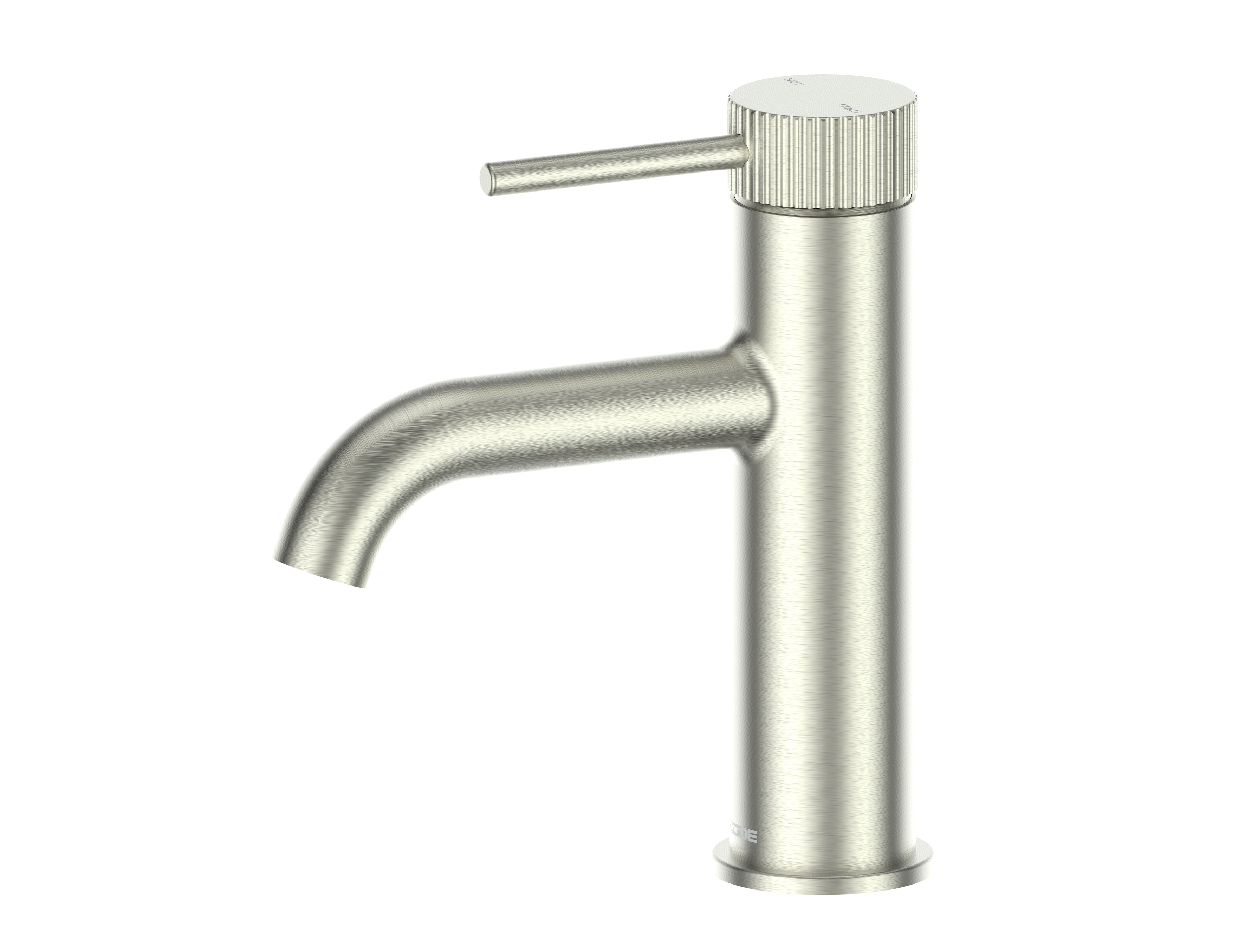 code-nature-basin-mixer-with-textured-handle-brushed-nickel