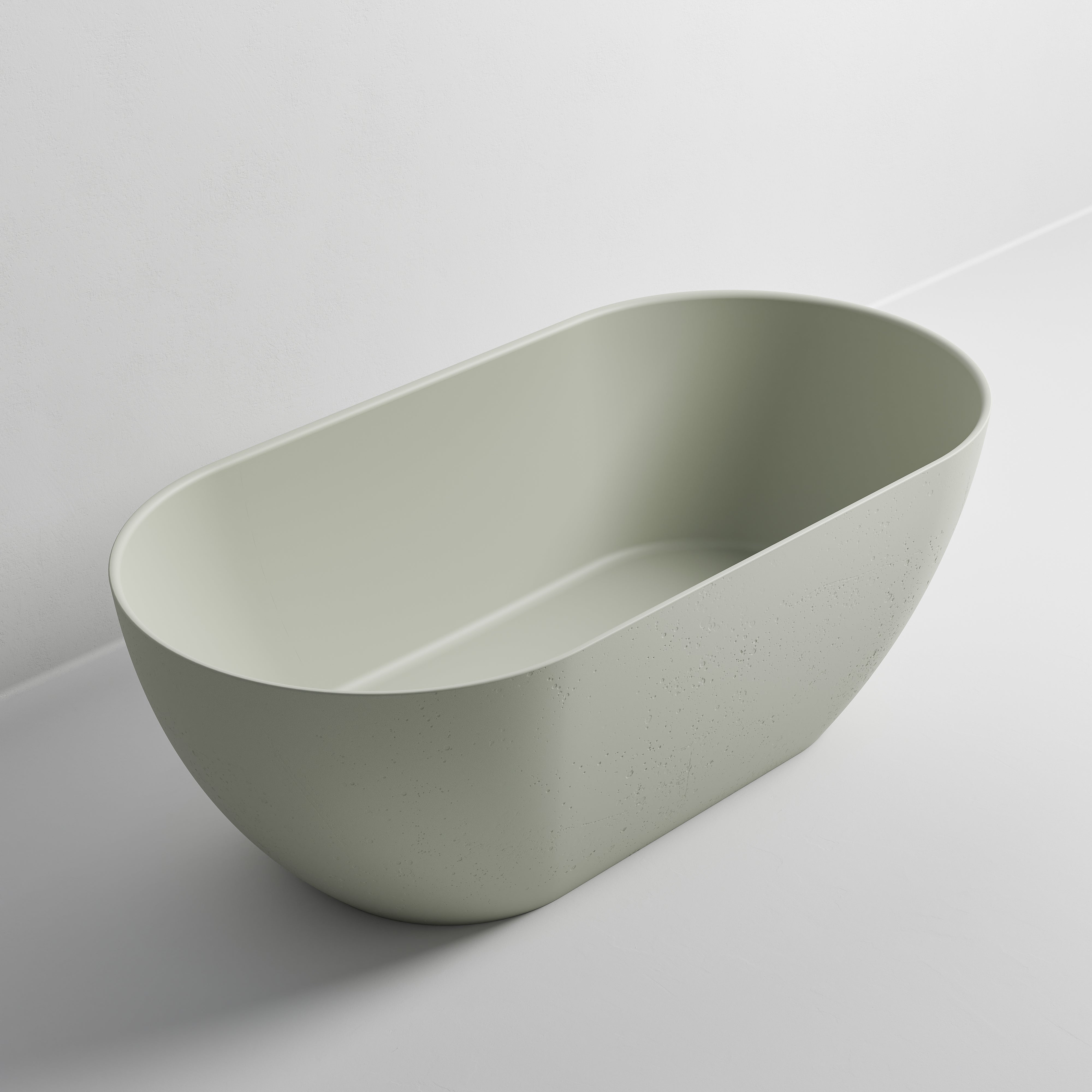 freestanding-bath-in-light-grey-made-from-textured-solid-surface