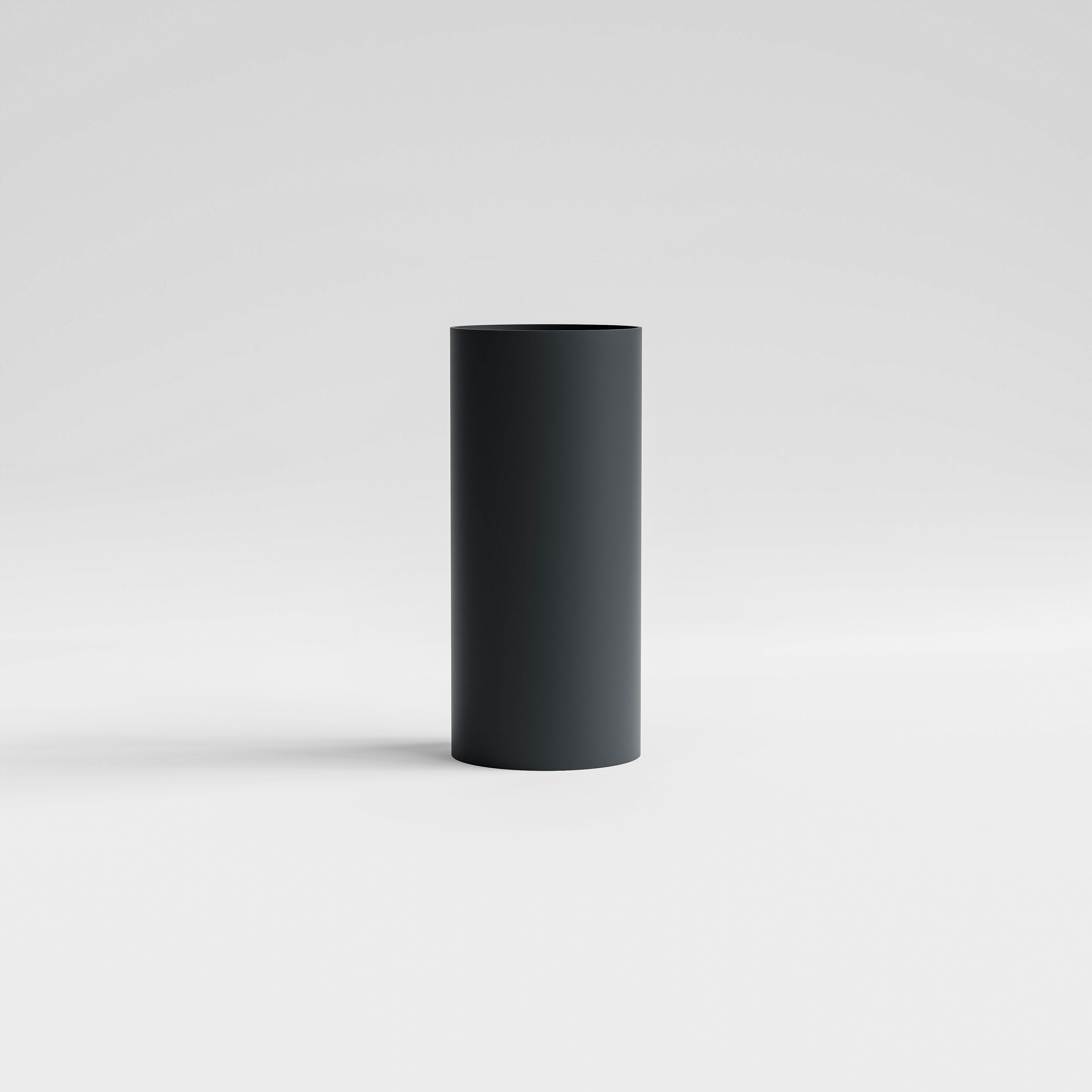 Dark-Grey-Halo-Villastone-Freestanding-Round-Basin-From-Code-Interiors-Side-View