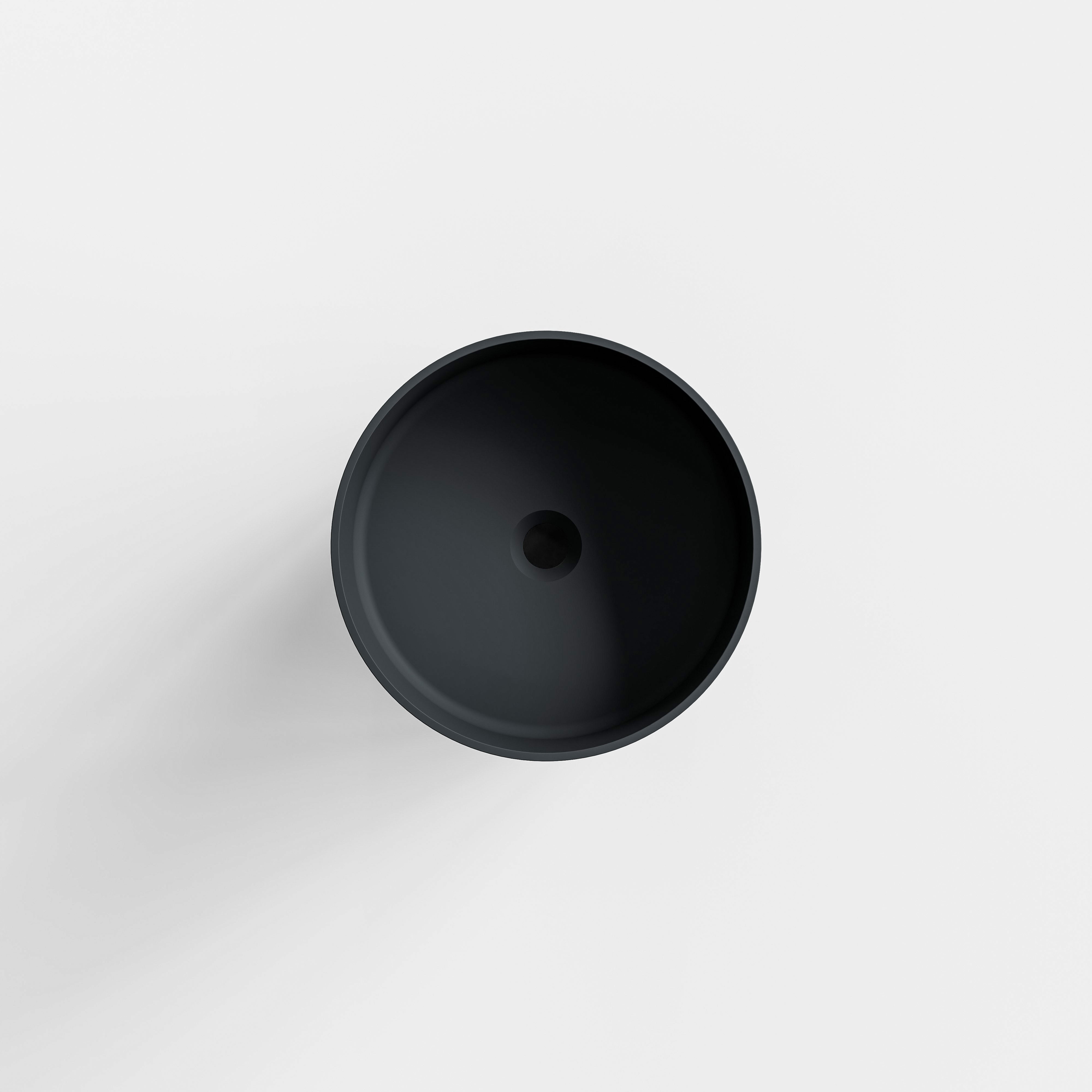 Dark-Grey-Halo-Villastone-Freestanding-Round-Basin-From-Code-Interiors-Top-View