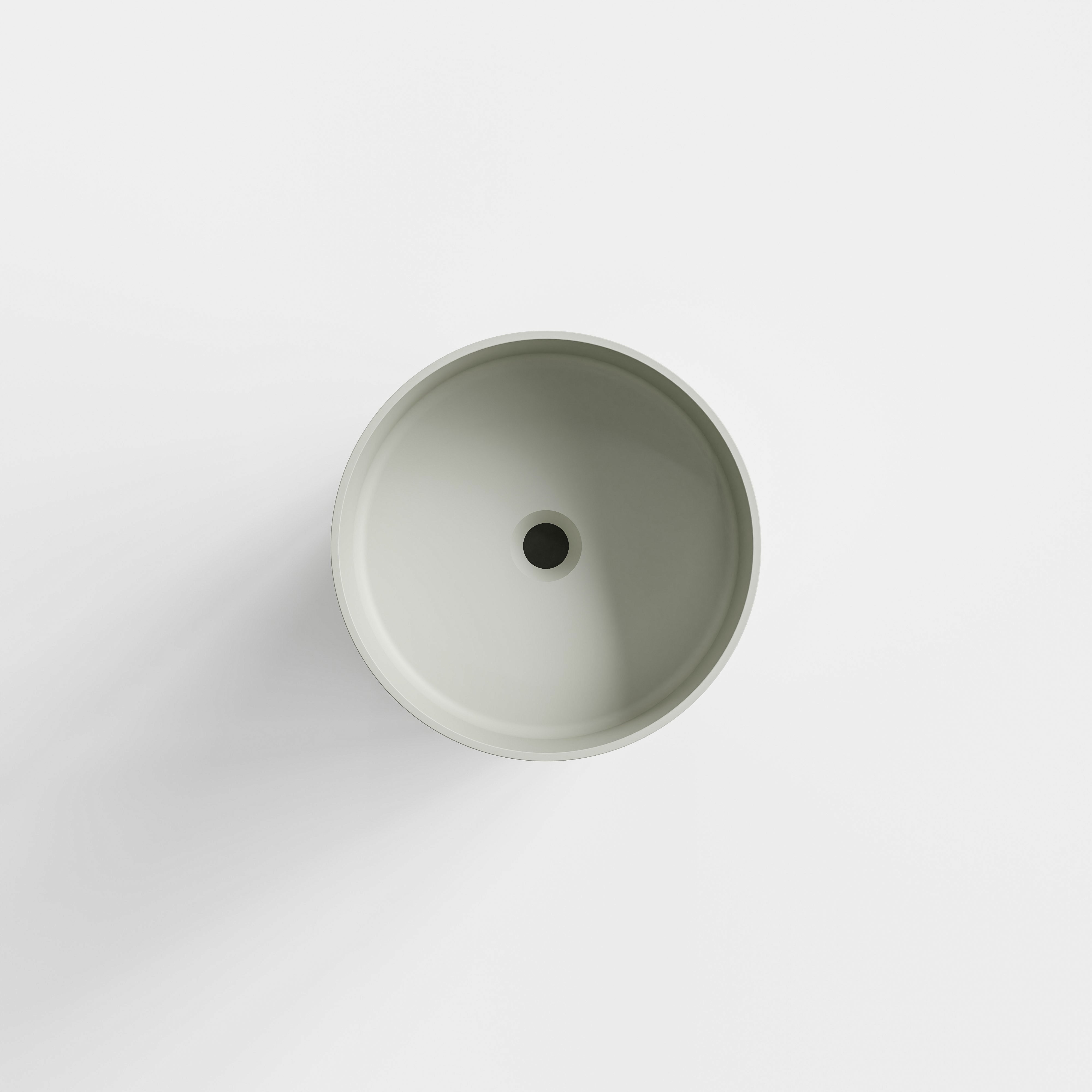 Light-Grey-Halo-Villastone-Freestanding-Round-Basin-From-Code-Interiors-Top-View