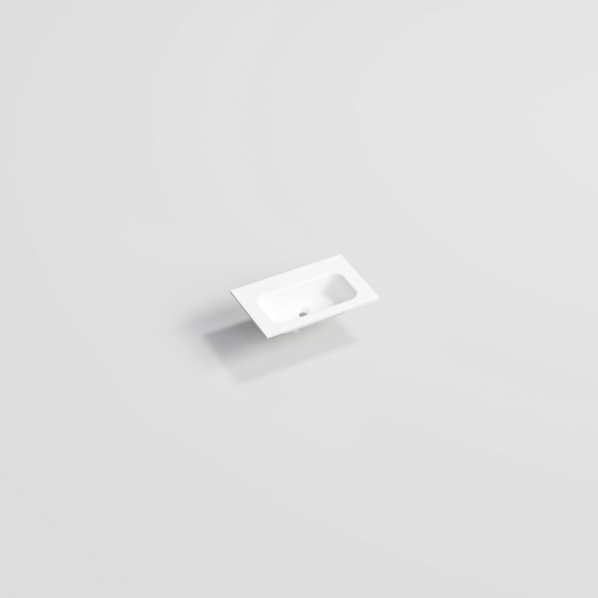 Navarra Slim Vanity Top in Matte White 600 long
