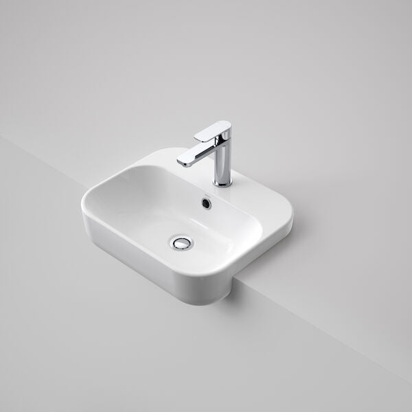 Caroma Luna Semi Recessed Basin (1 Tap Hole)