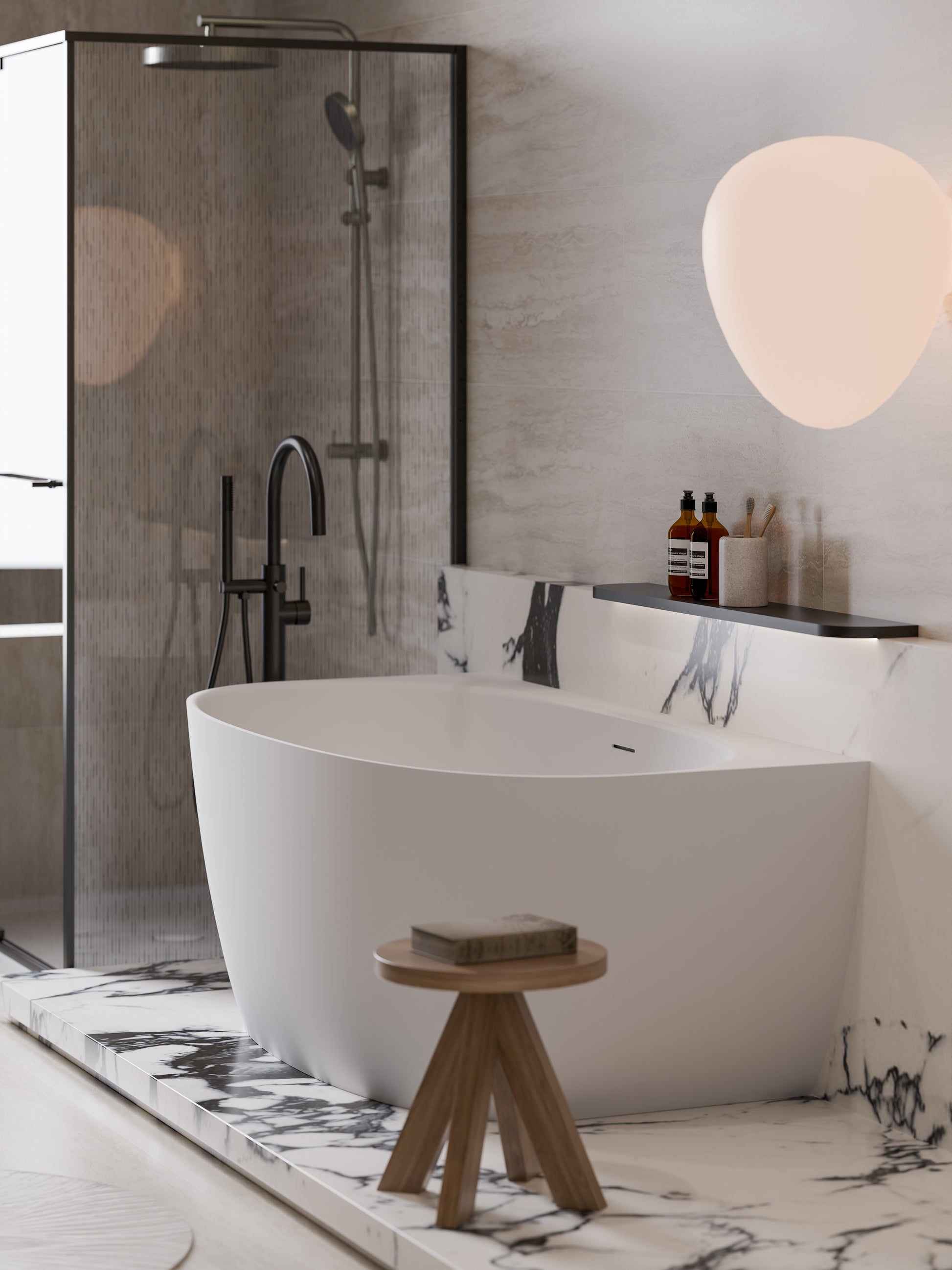 Cervo-Back-To-Wall-Gloss-White-1600-Acrylic-Bath-render-two
