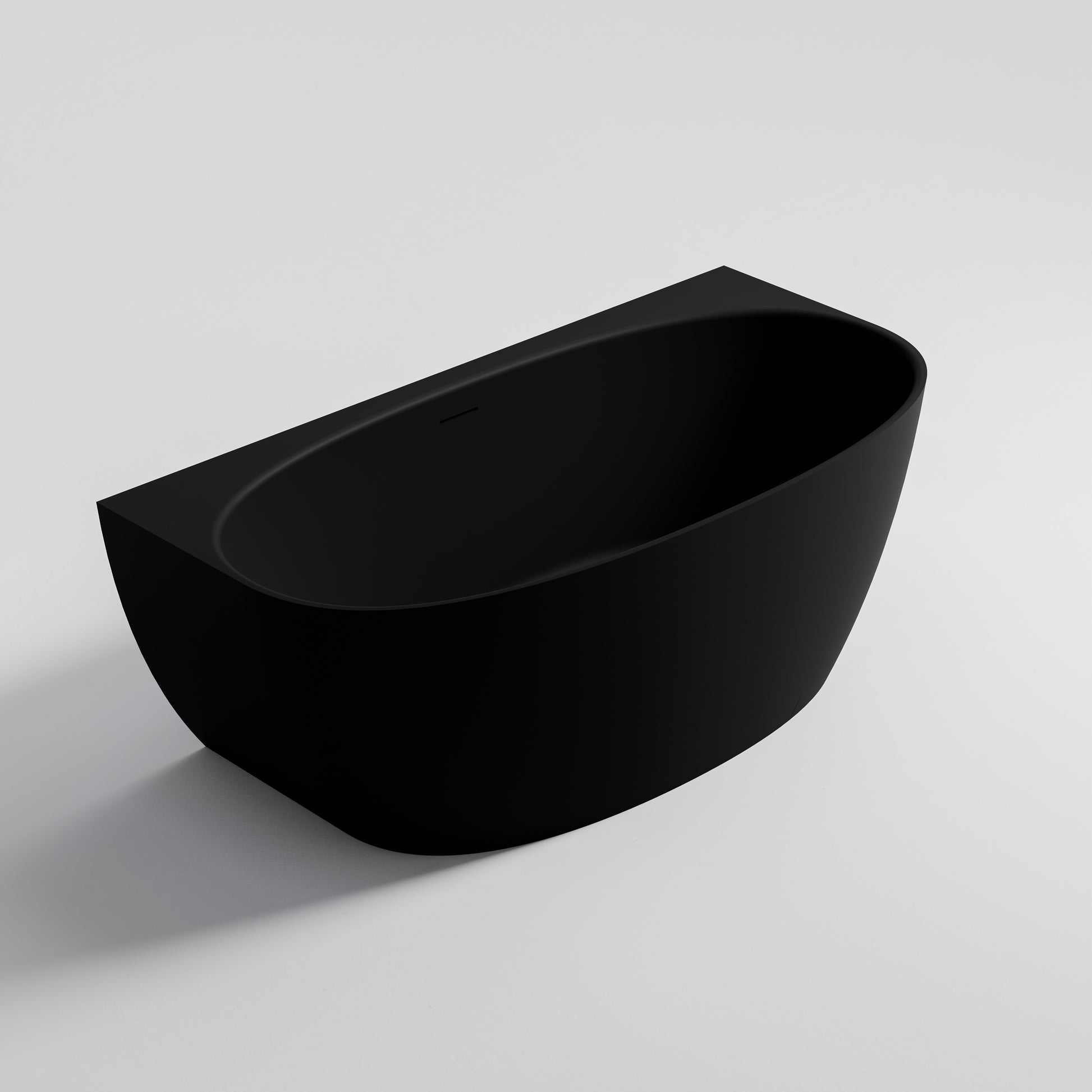 Cervo-back-to-wall-matte-black-1600-acrylic-bath-isometric
