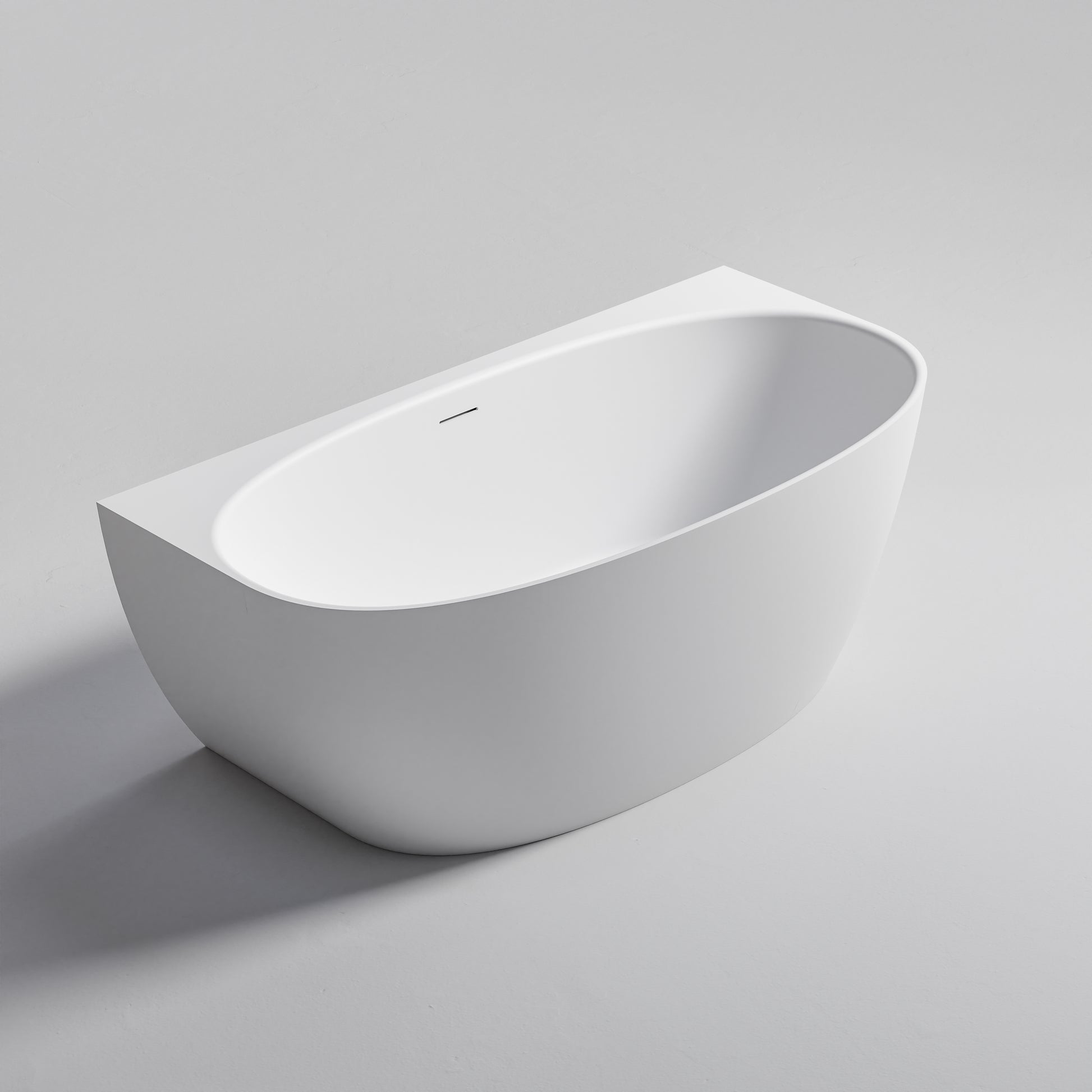 Cervo-back-to-wall-matte-white-1600-acrylic-bath-isometric