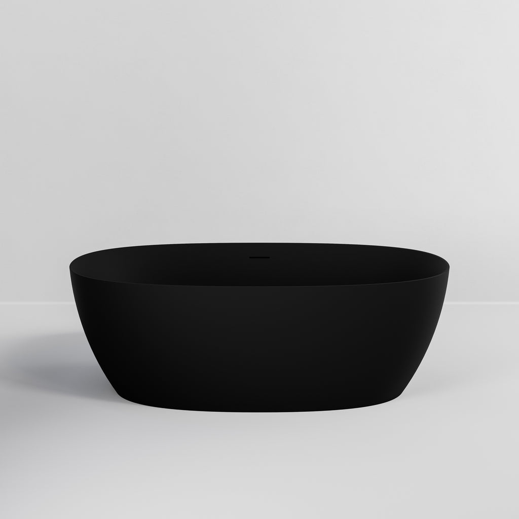 Cervo-freestanding-bath-1700-acrylic-matte-black-front