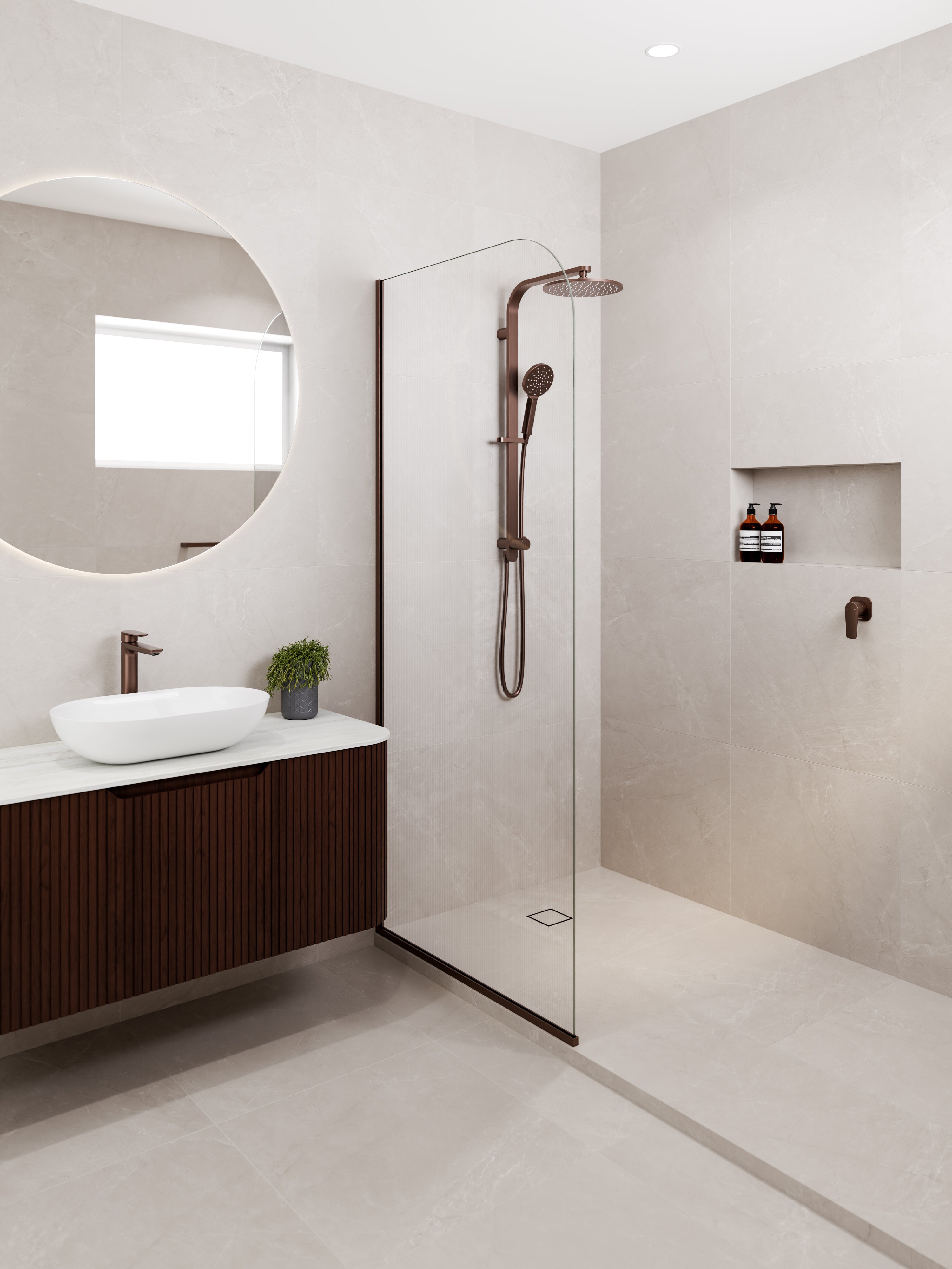 Code Euro 850 Round Mirror