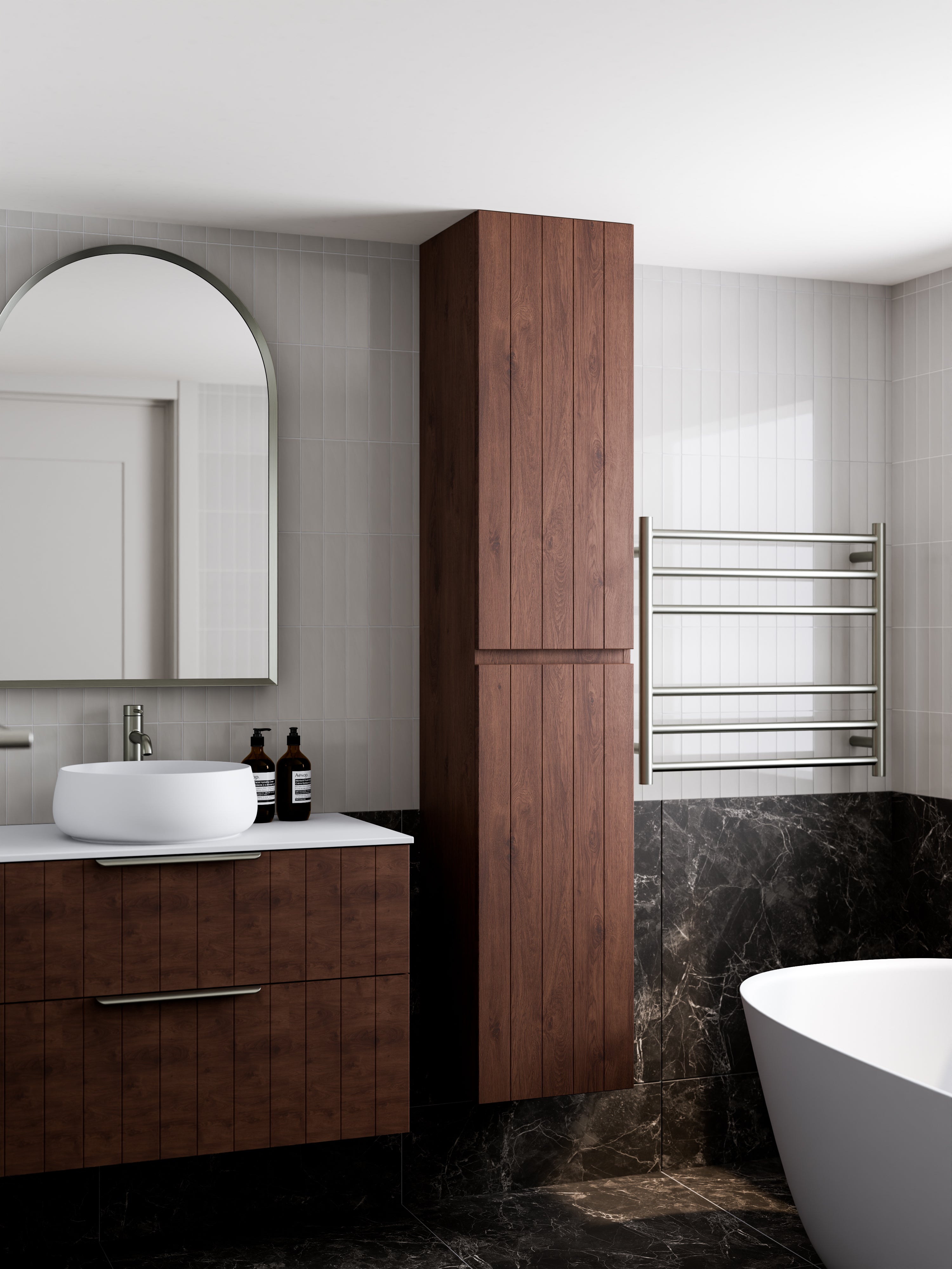 lineare-coastal-tower-cabinet-walnut