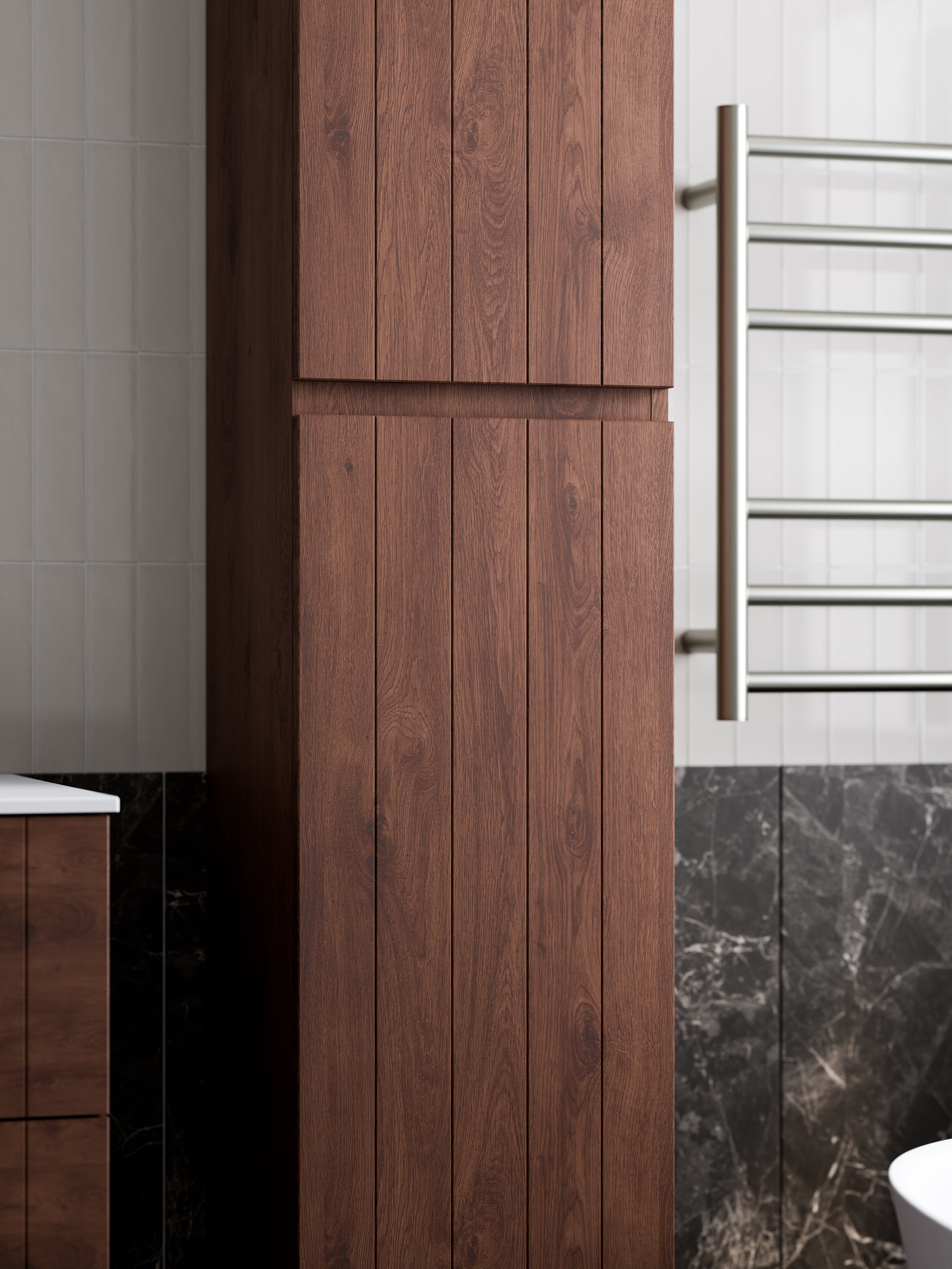 lineare-coastal-tower-cabinet-walnut-close-up