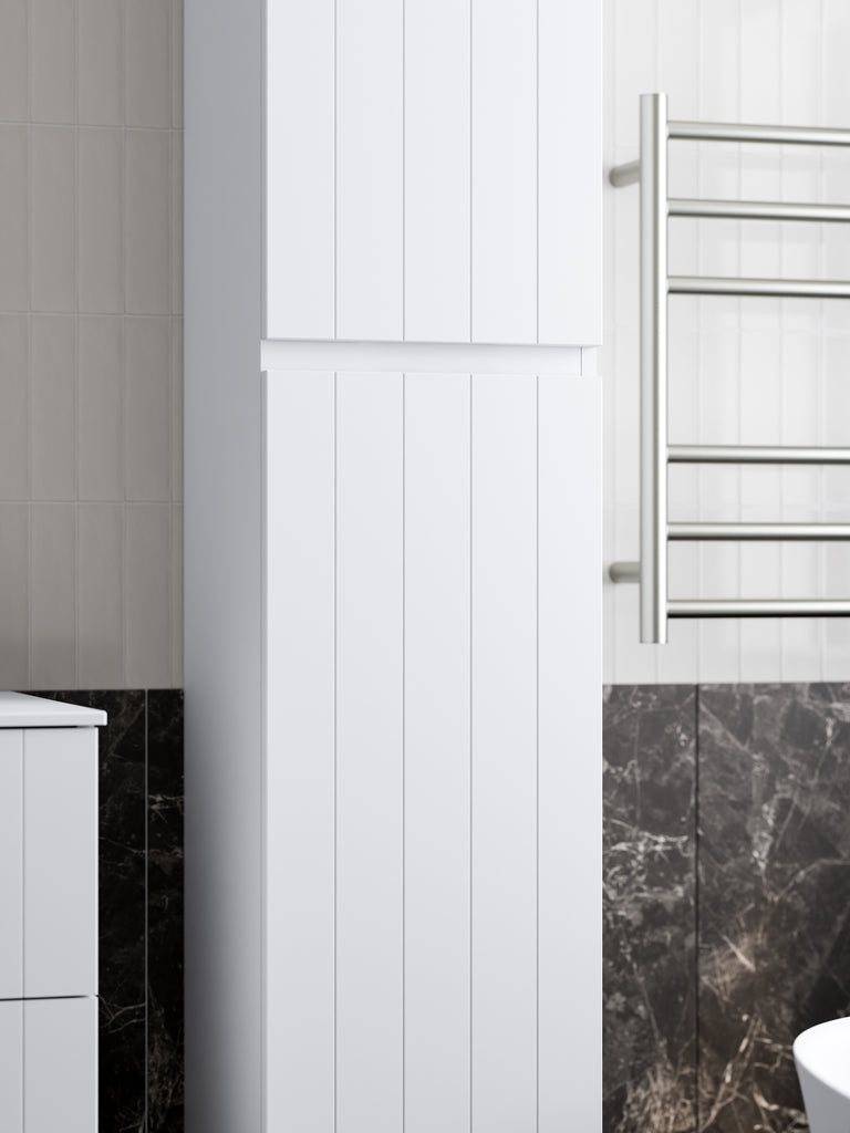 lineare-coastal-tower-cabinet-matte-white-close-up