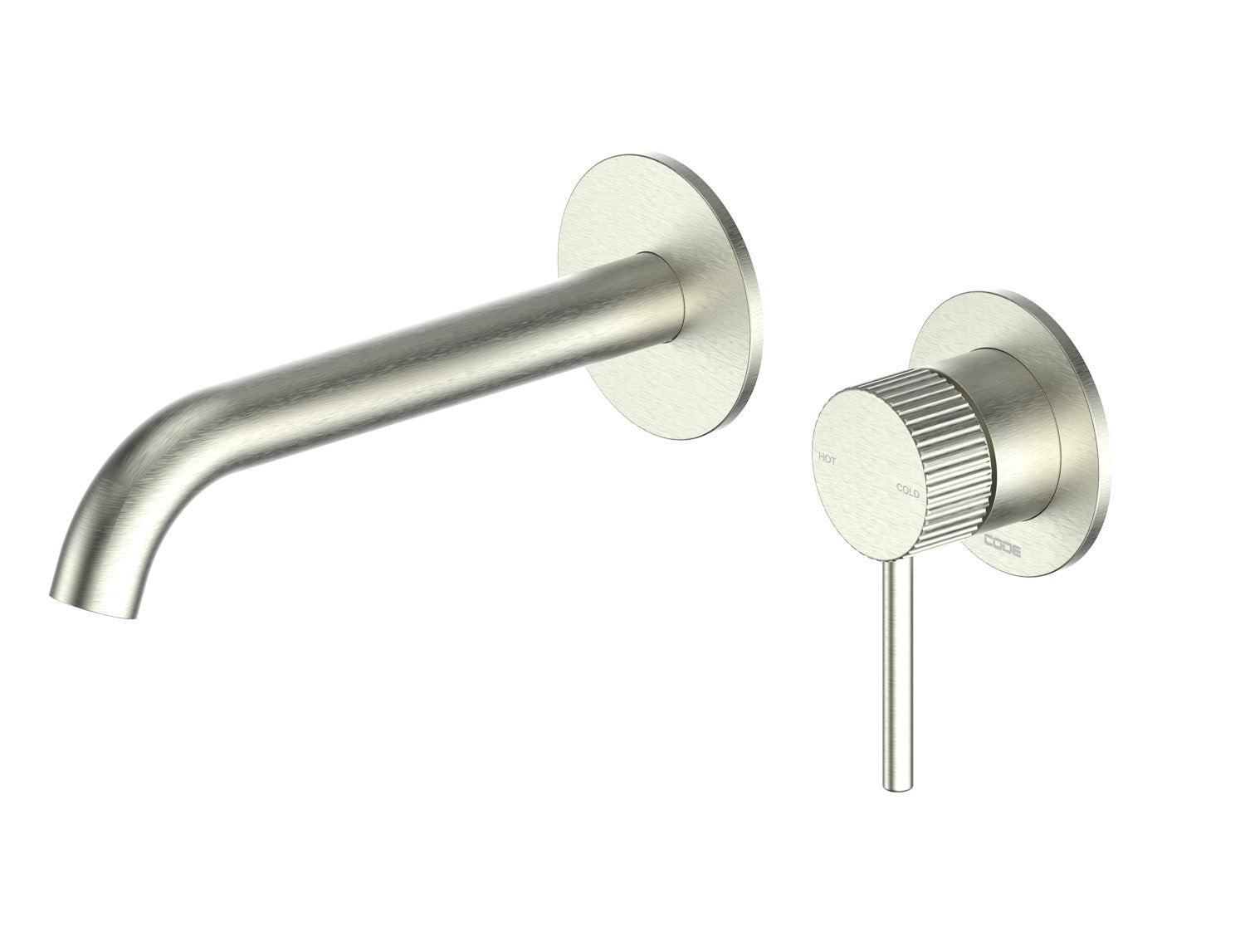 code-nature-lineare-wall-mounted-shower-mixer-with-textured-handle-brushed-nickel