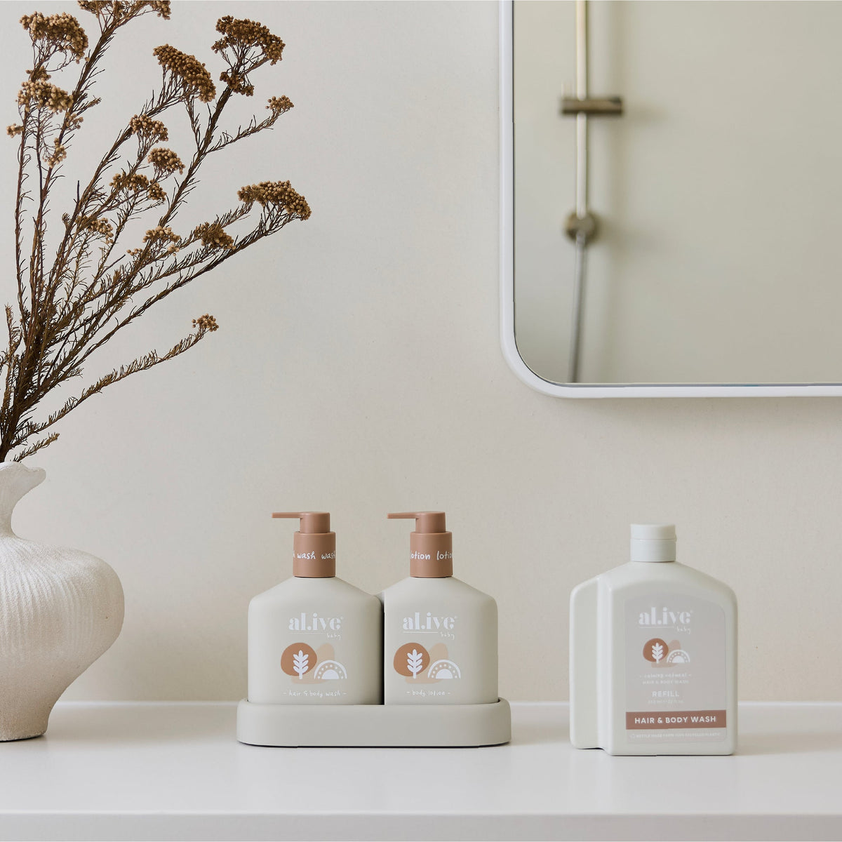 650ml Baby Wash Refill - Calming Oatmeal