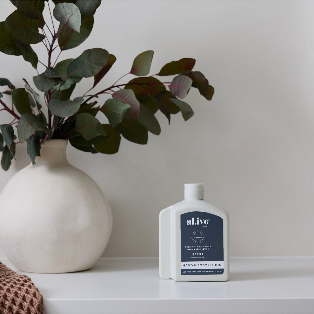 Al.ive Hand & Body Lotion Refill - Coconut & Wild Orange 650ml